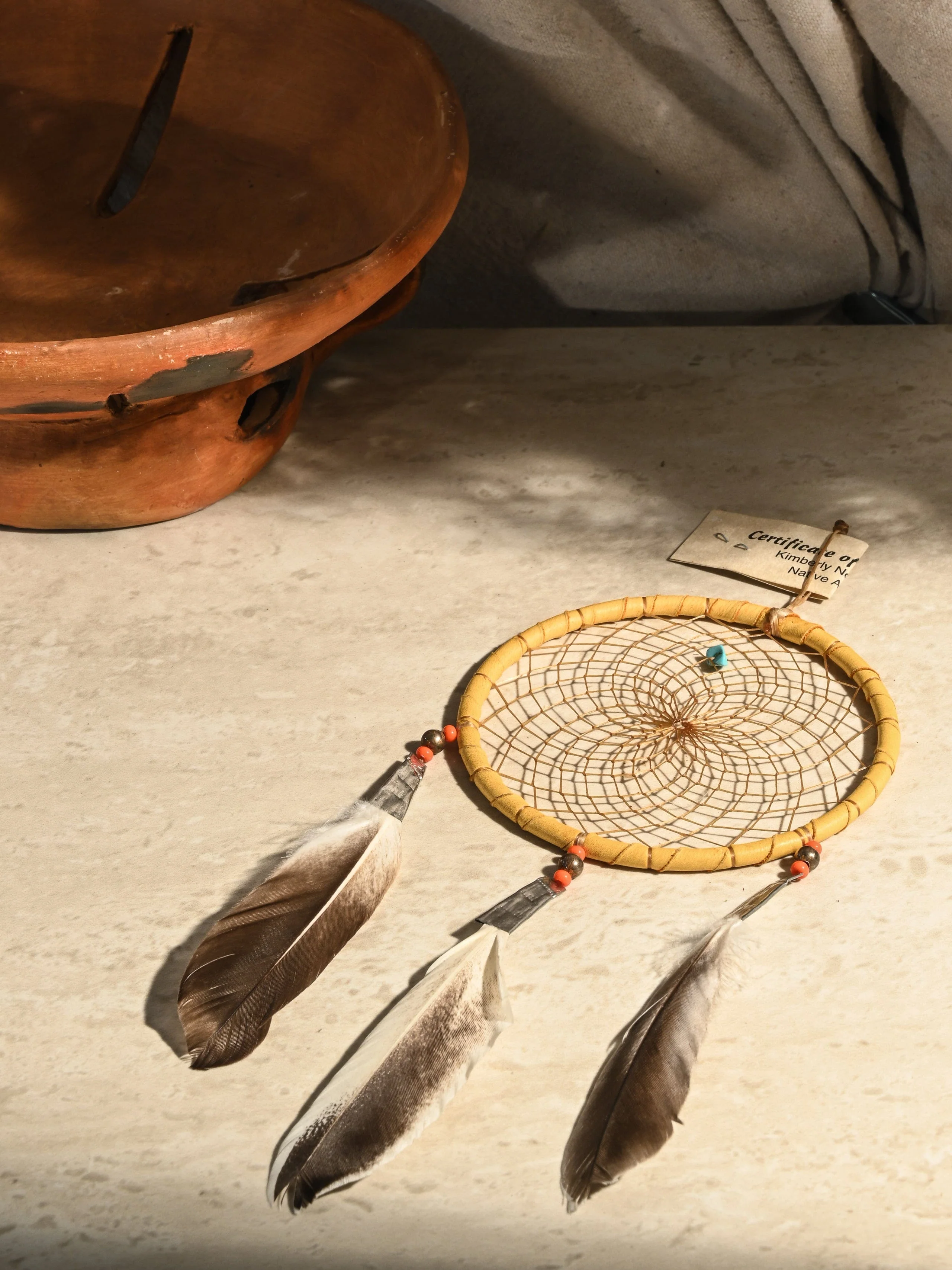 4" Turquoise Stone Dreamcatcher - Image 29