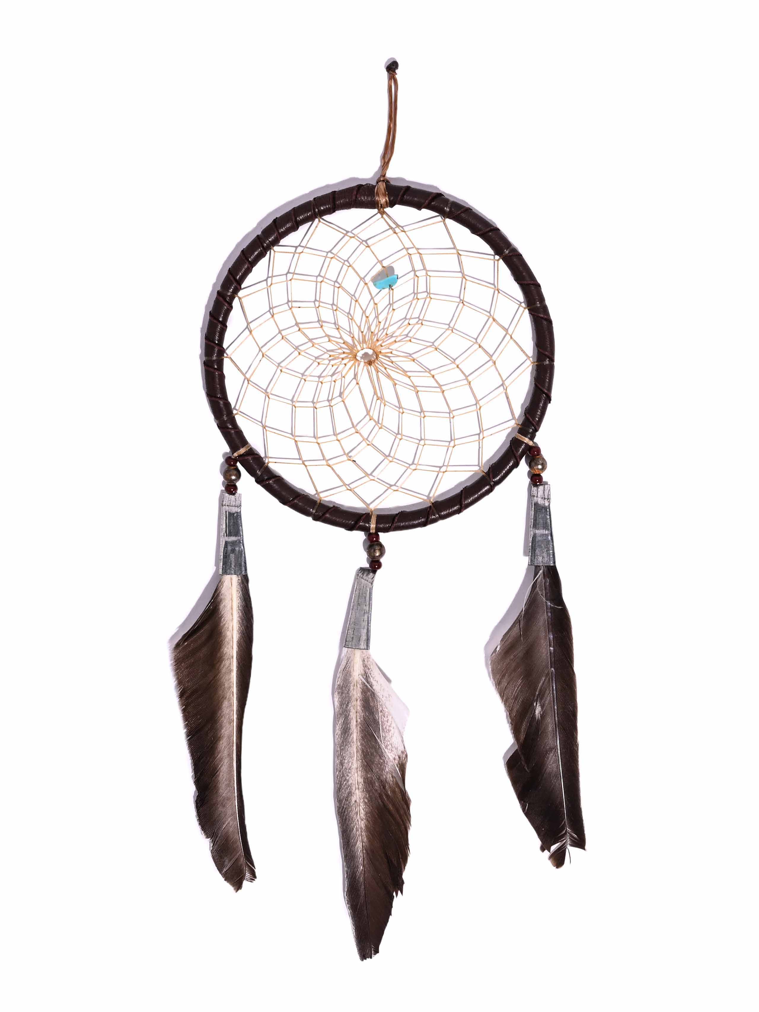 4" Turquoise Stone Dreamcatcher - Image 49