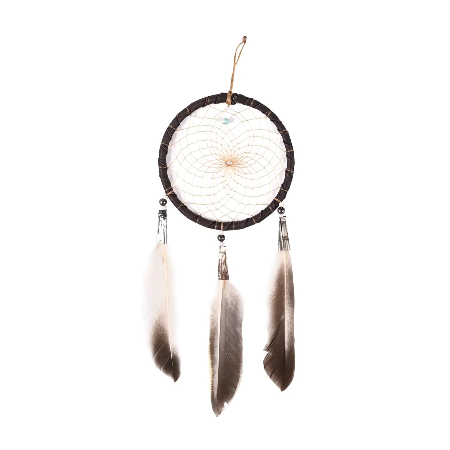4" Turquoise Stone Dreamcatcher - Image 6