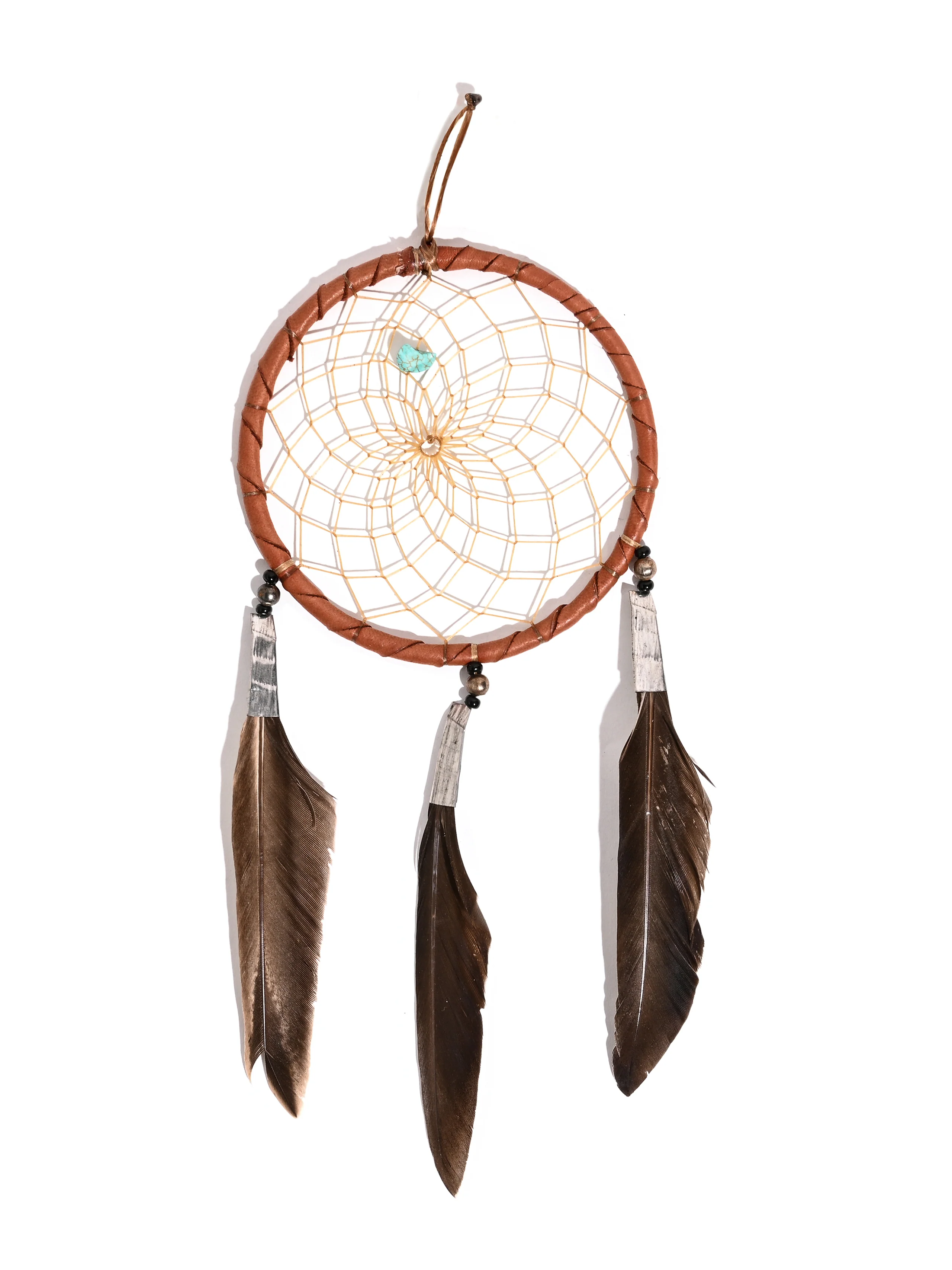 4" Turquoise Stone Dreamcatcher - Image 62