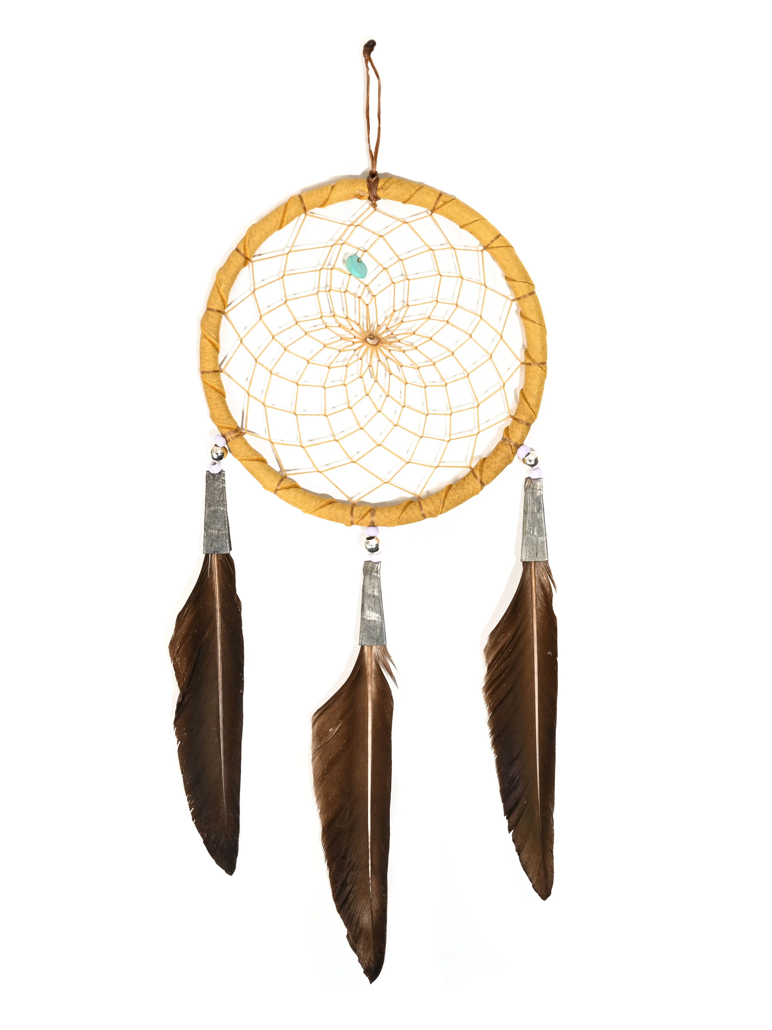 4" Turquoise Stone Dreamcatcher - Image 73