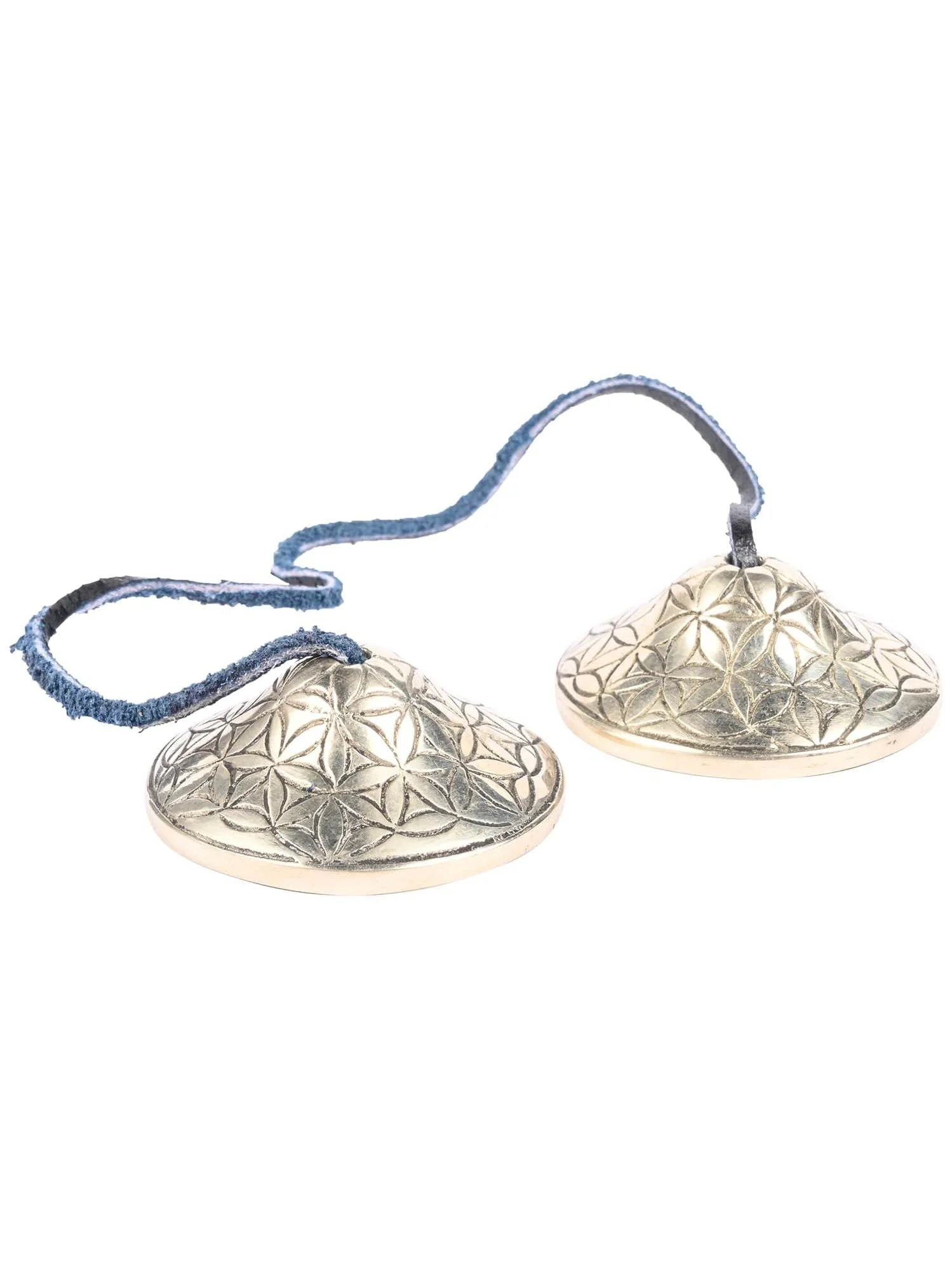Etched Flower of Life Tingsha - Image 3