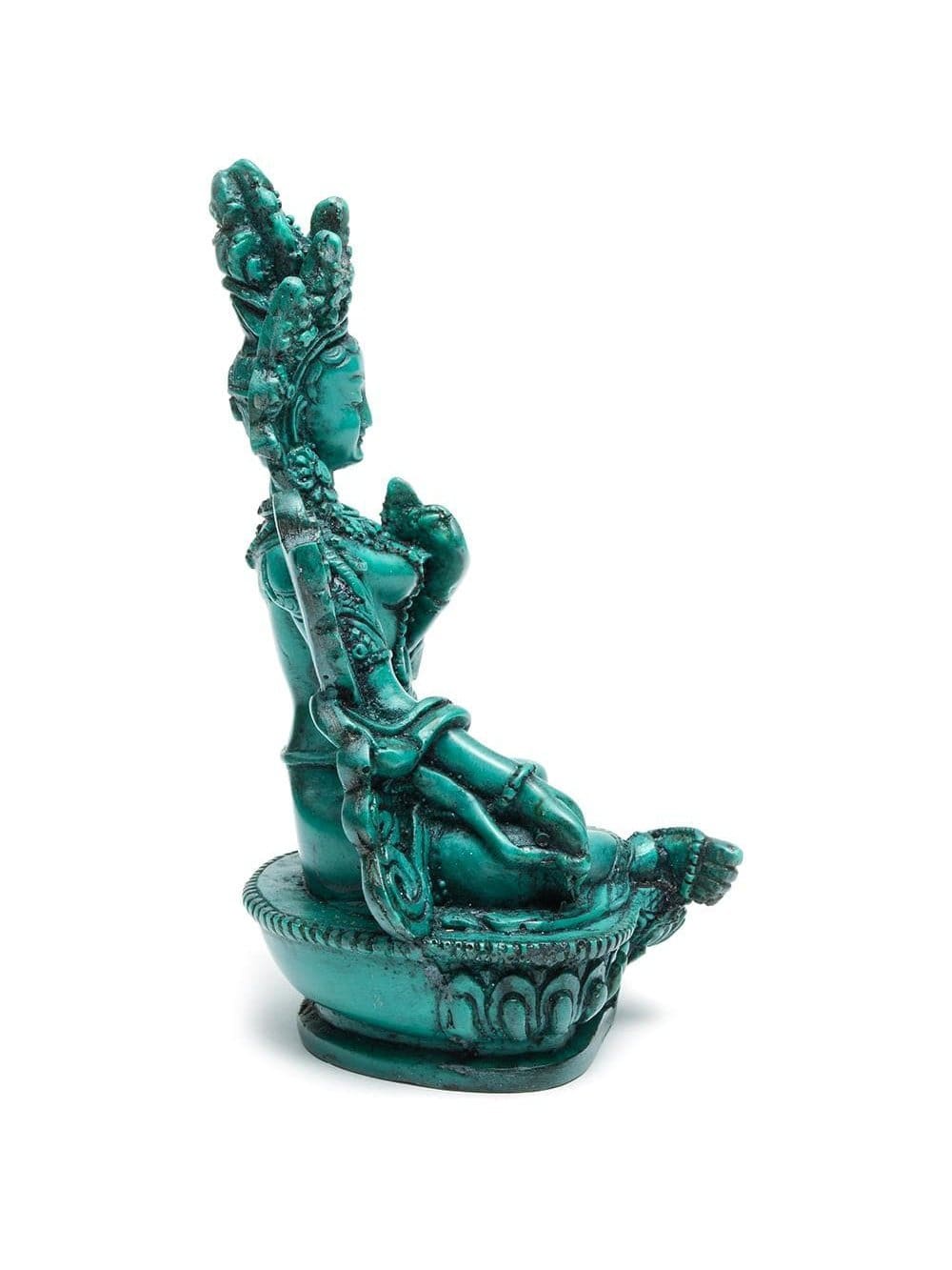 Green Tara Resin Statue - 6 in - Image 3