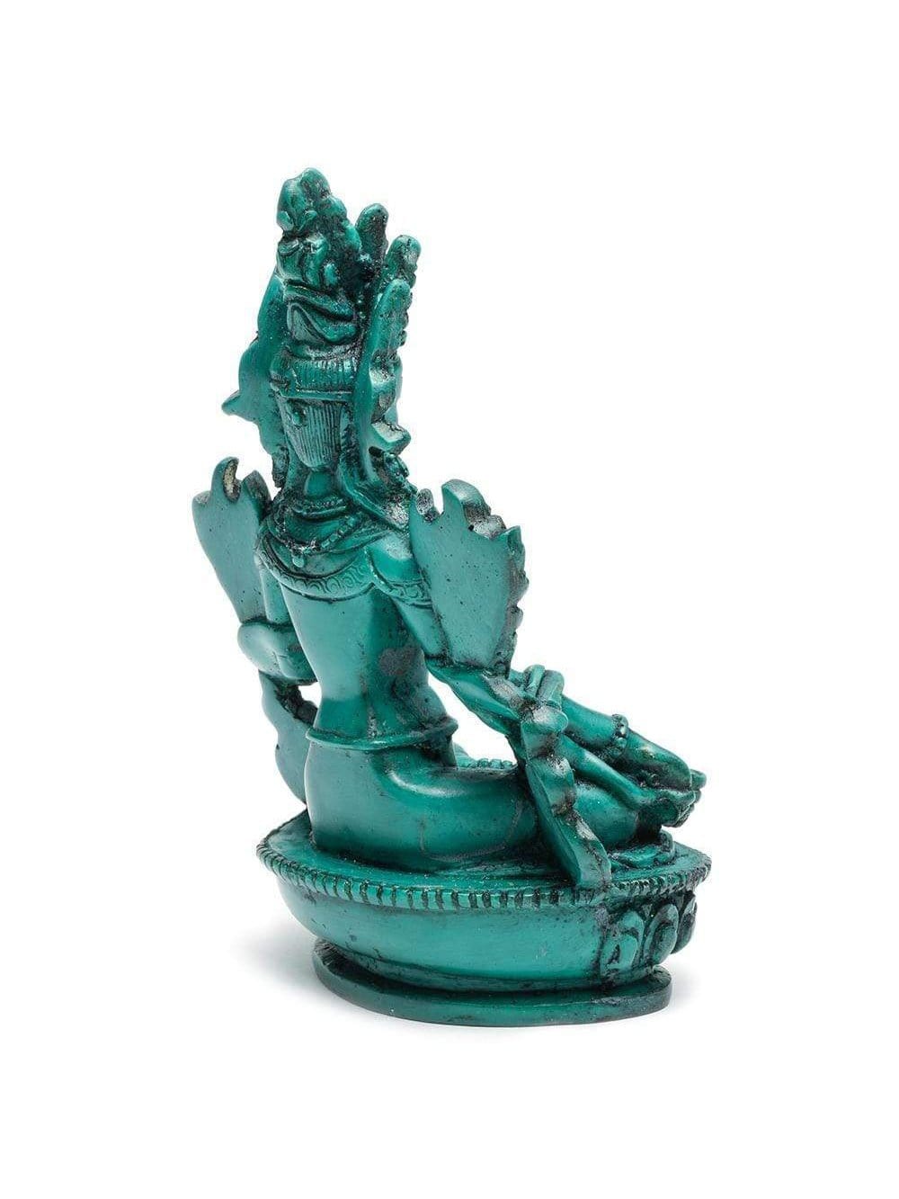 Green Tara Resin Statue - 6 in - Image 4