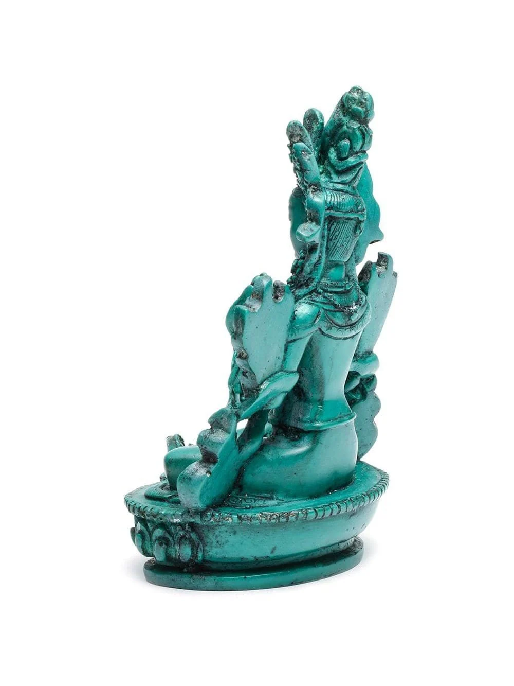 Green Tara Resin Statue - 6 in - Image 5