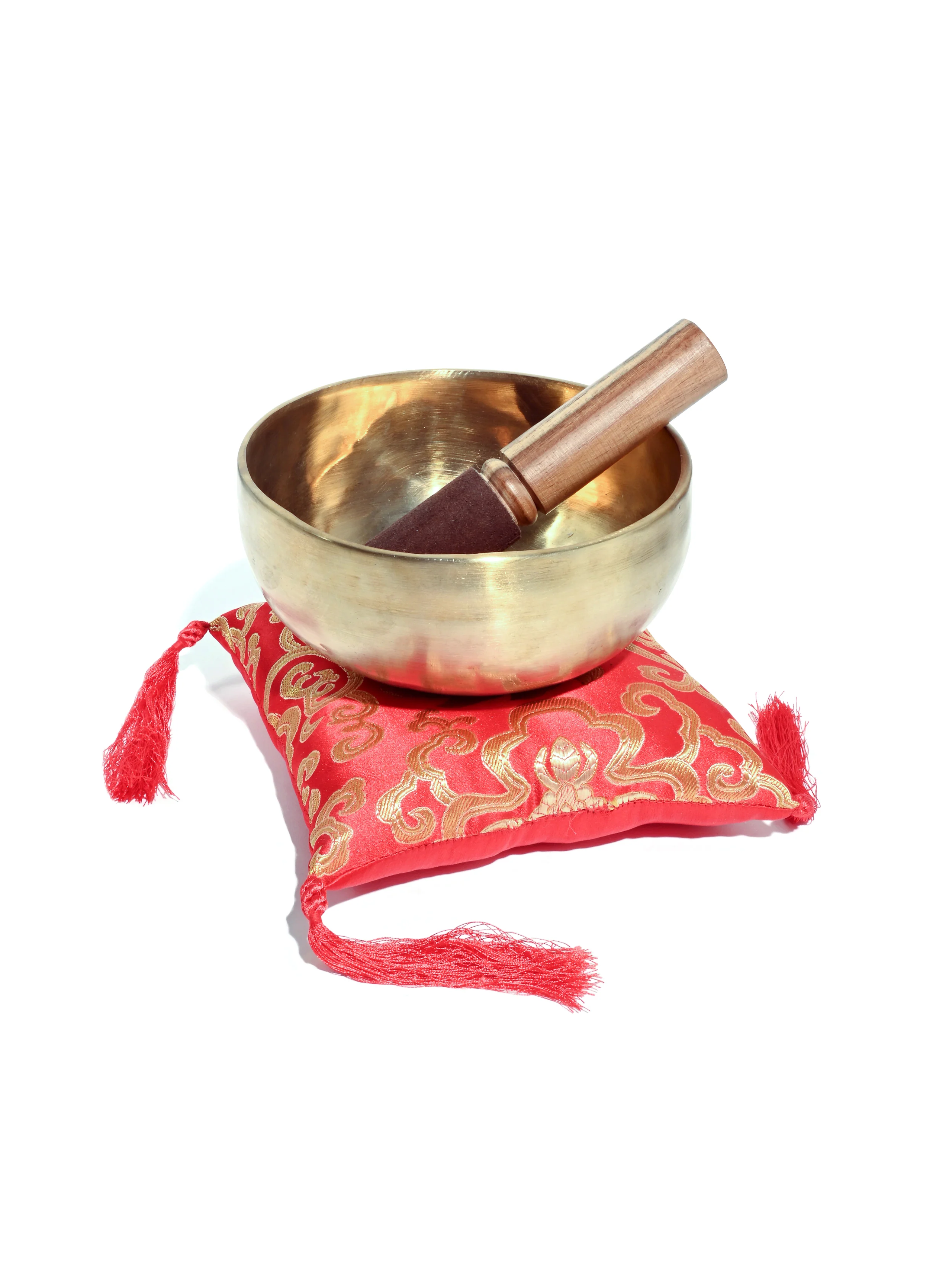 Handbeaten Singing Bowl - 6 inch with Cushion - Image 3