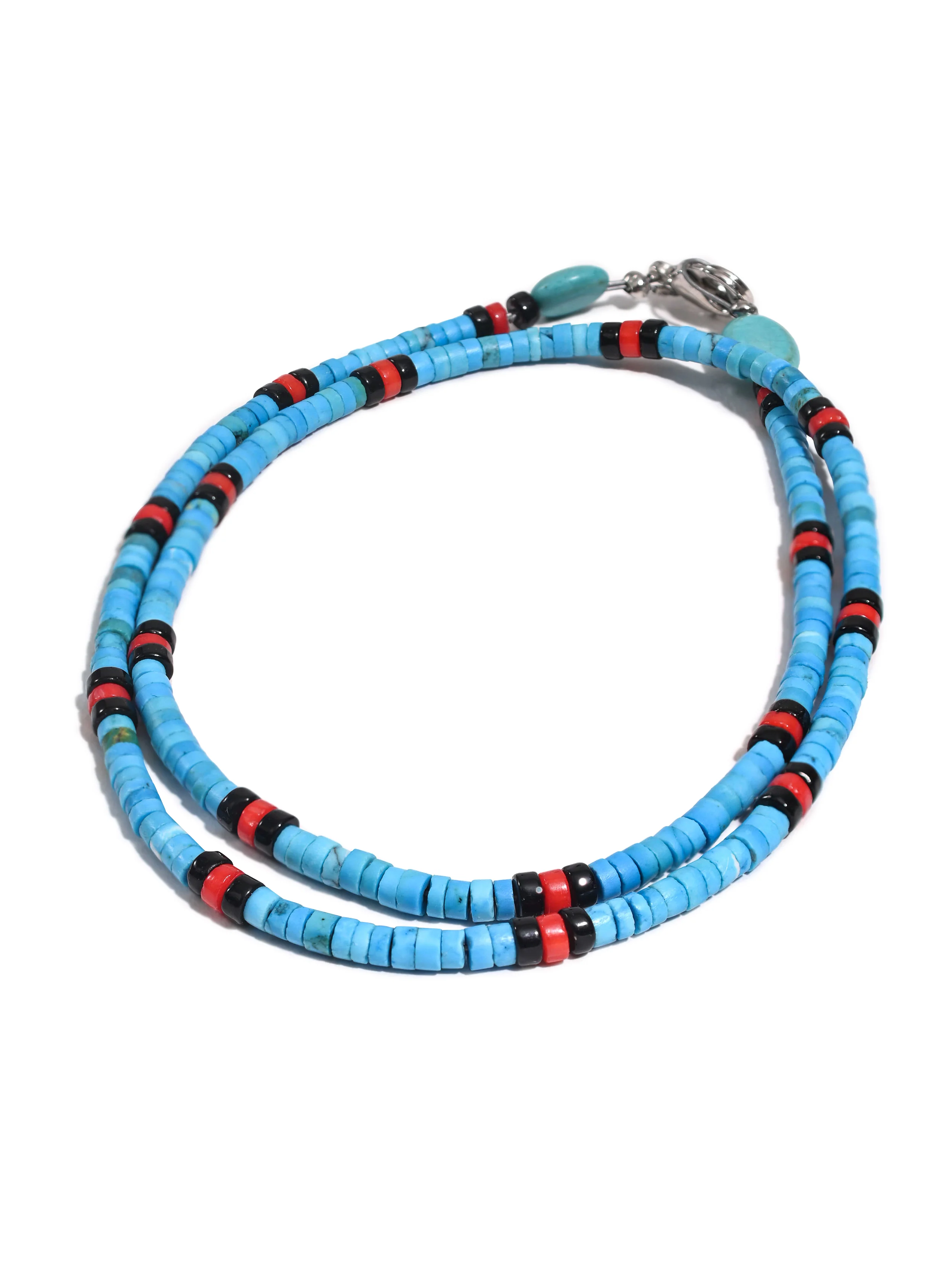 Heishi Collection: Handcrafted Fine Turquoise Necklace - Image 4