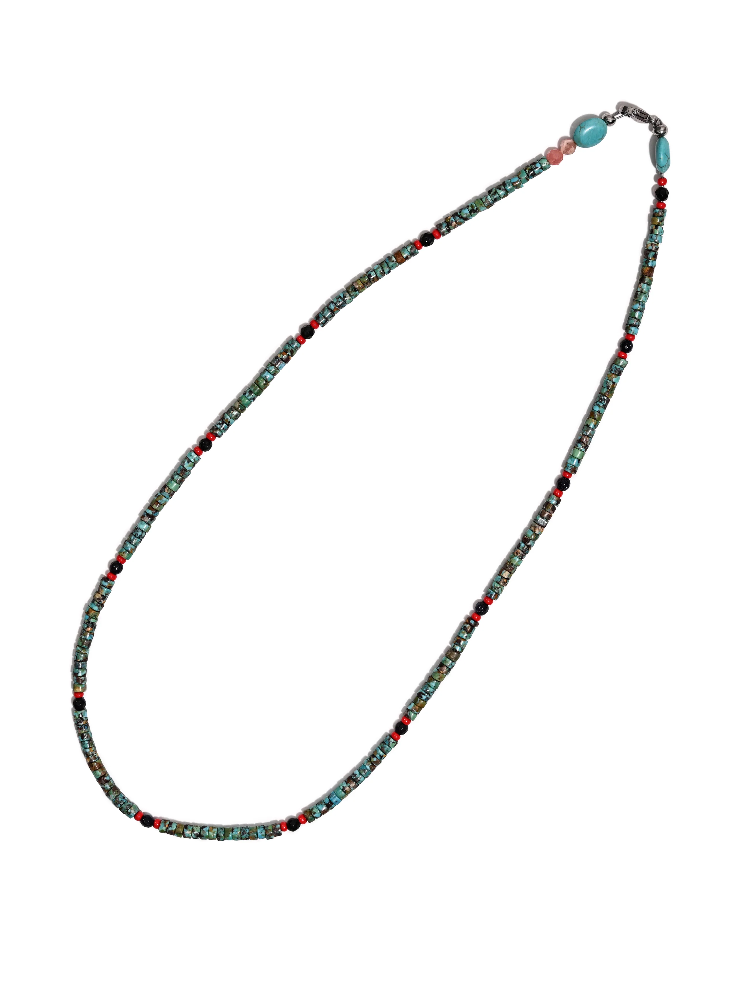 Heishi Collection: Raw Turquoise Necklace - Image 3