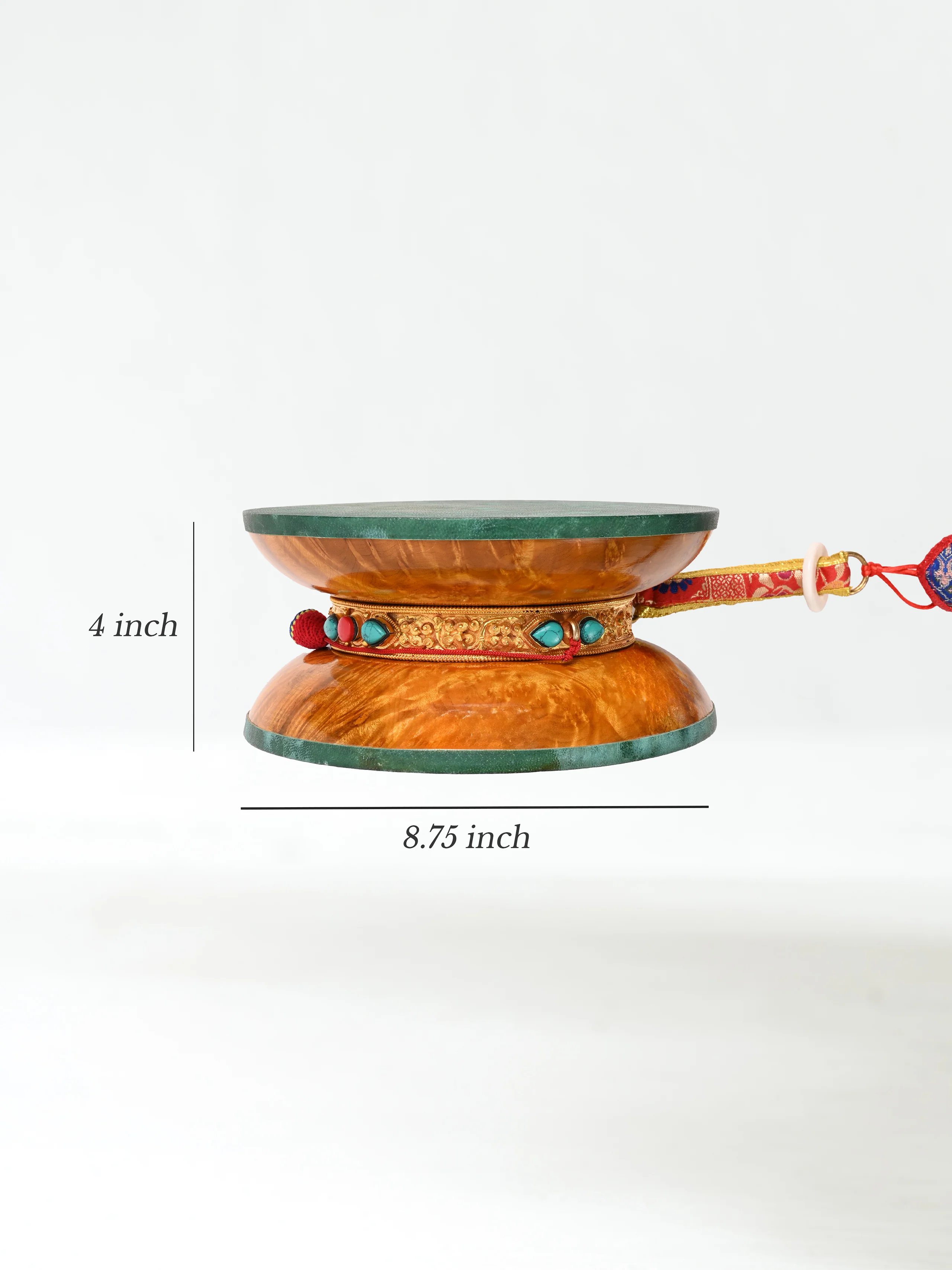 High Quality Tibetan Chod Damaru Hand Drum - Image 11