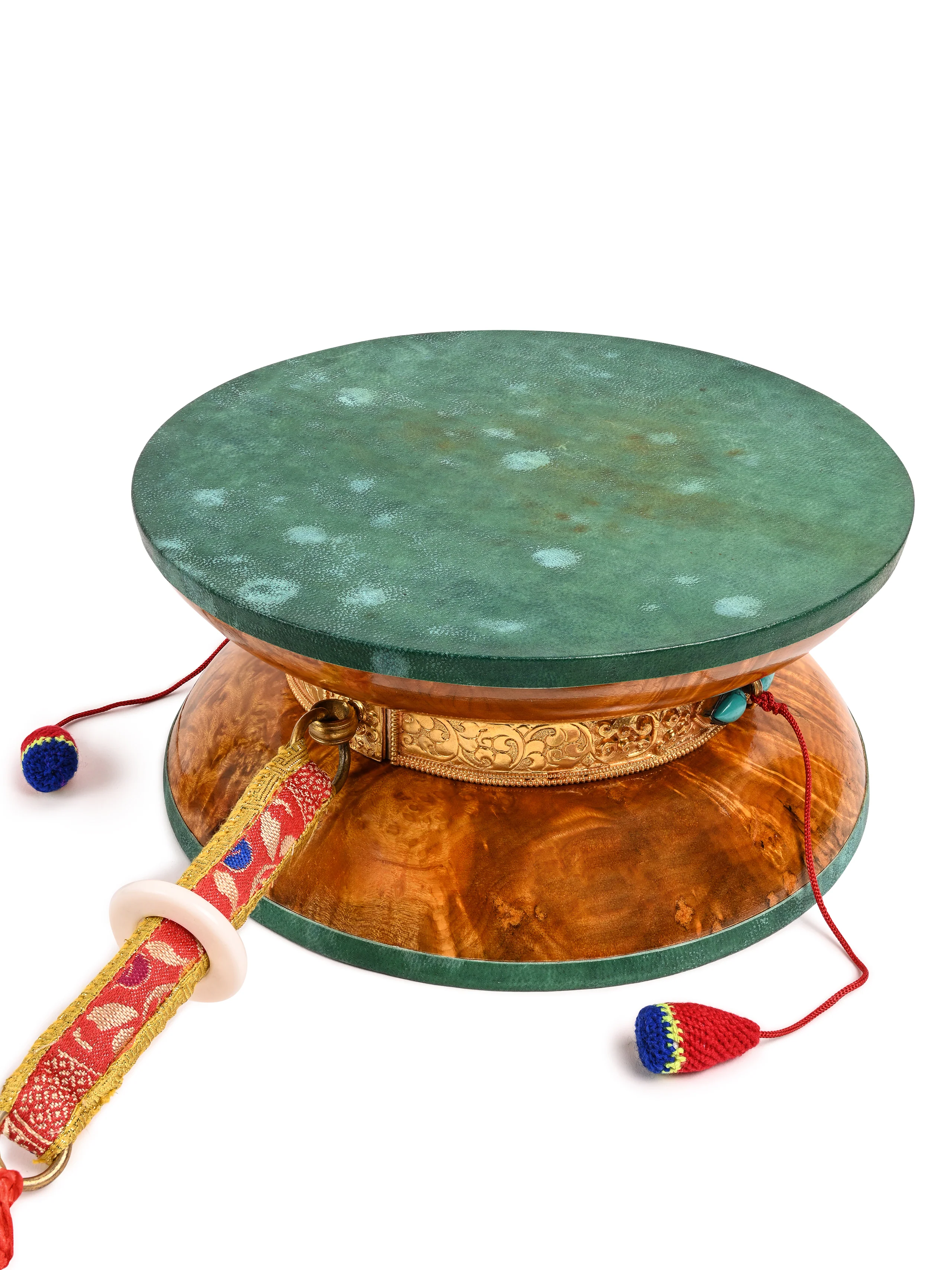 High Quality Tibetan Chod Damaru Hand Drum - Image 2