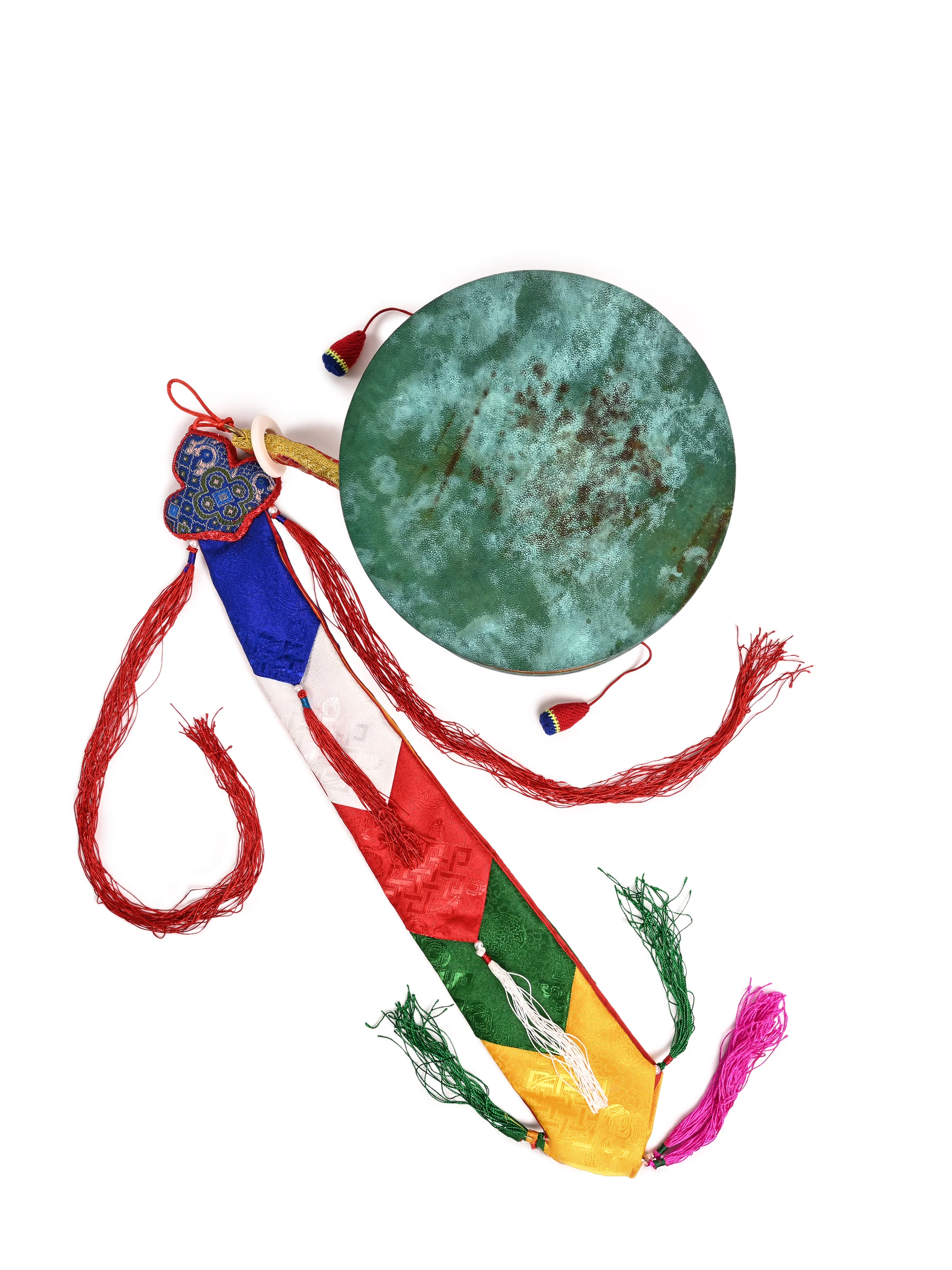 High Quality Tibetan Chod Damaru Hand Drum - Image 4