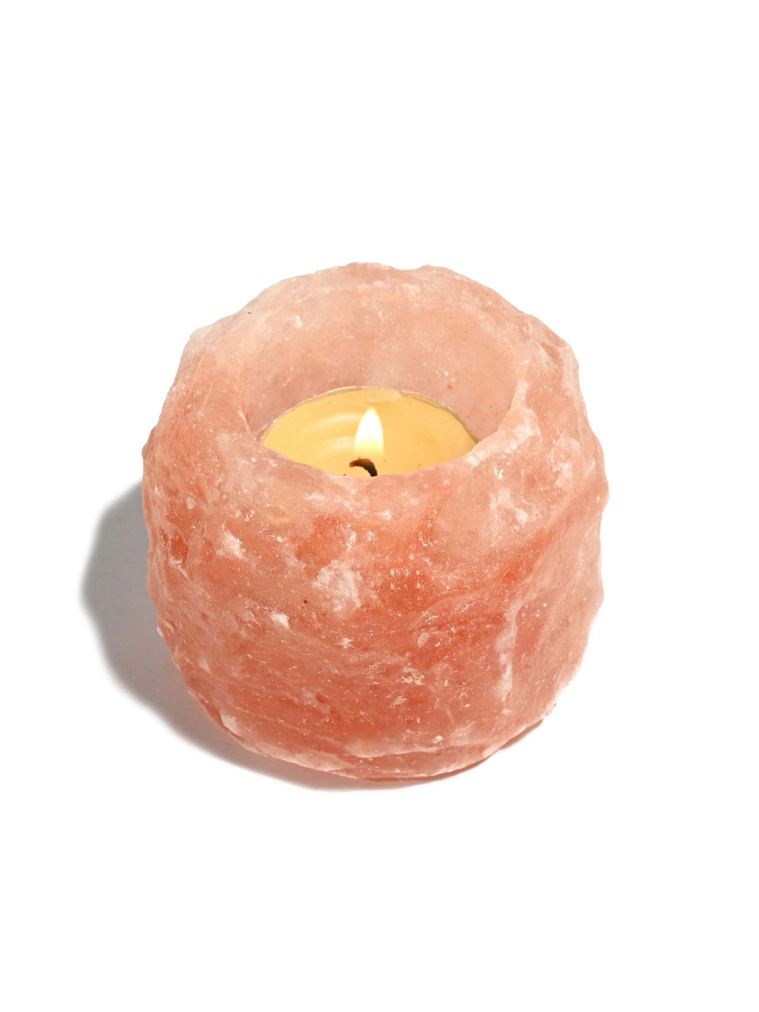 Himalayan Salt Votive Candle Holder - Image 3