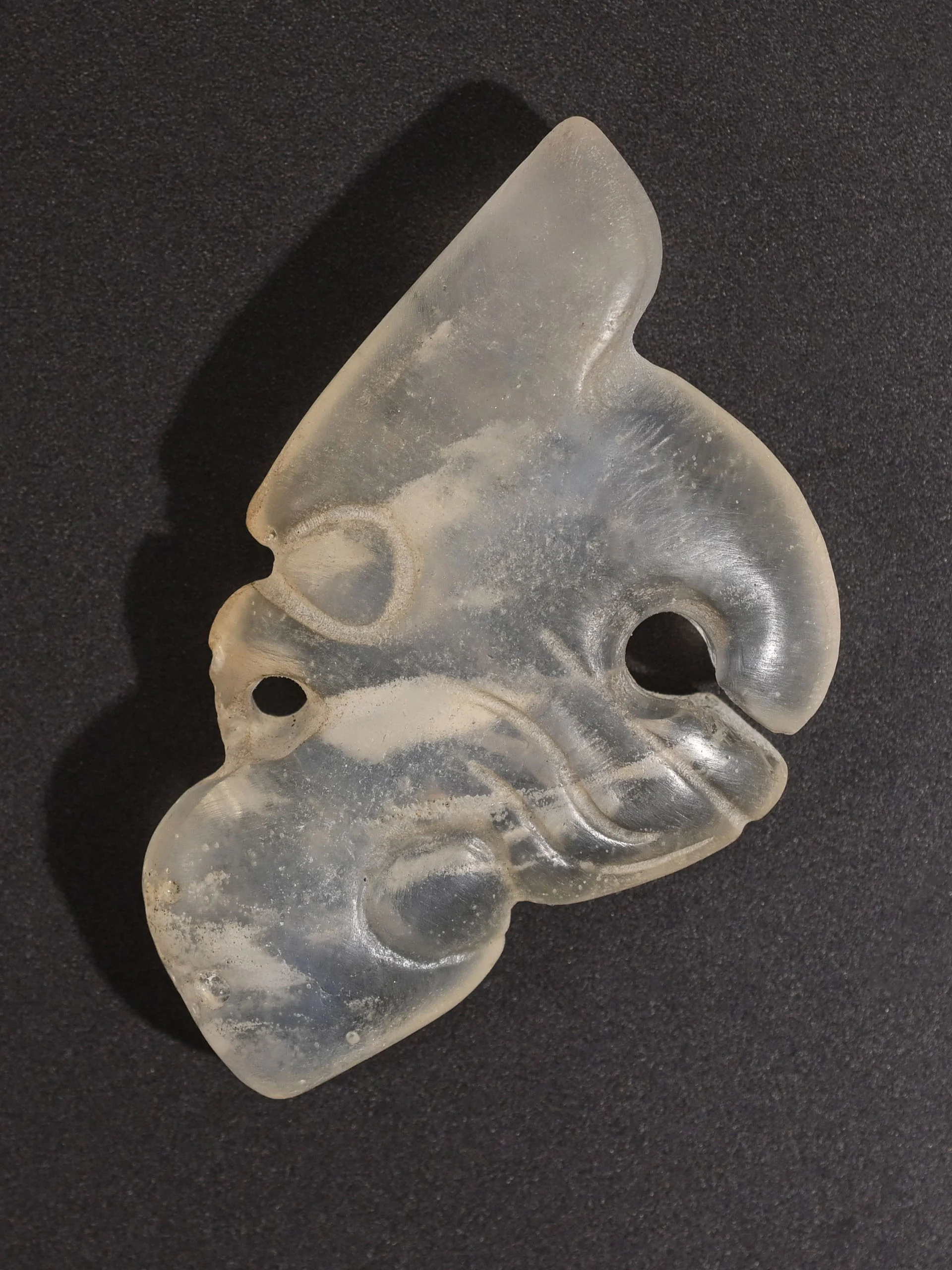 Hongshan Crystal Carved Apollo Sun God - Image 11