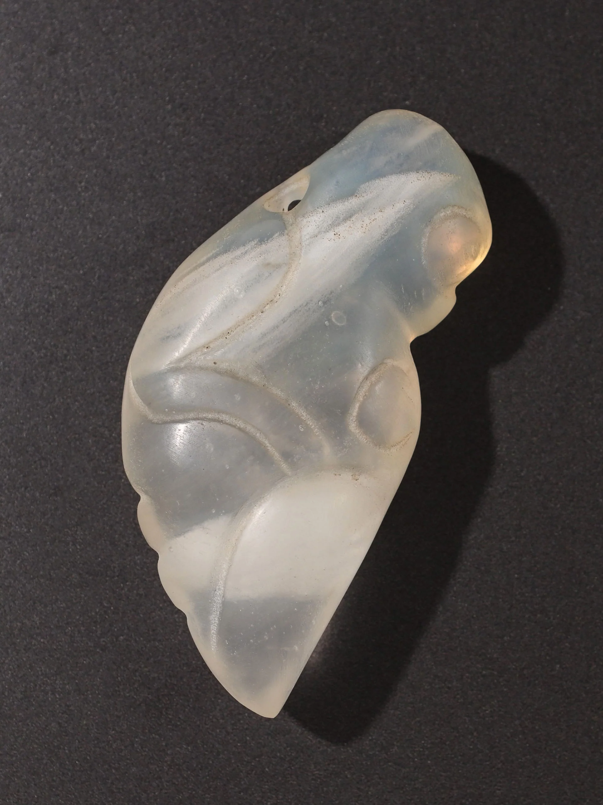 Hongshan Crystal Carved Apollo Sun God - Image 22
