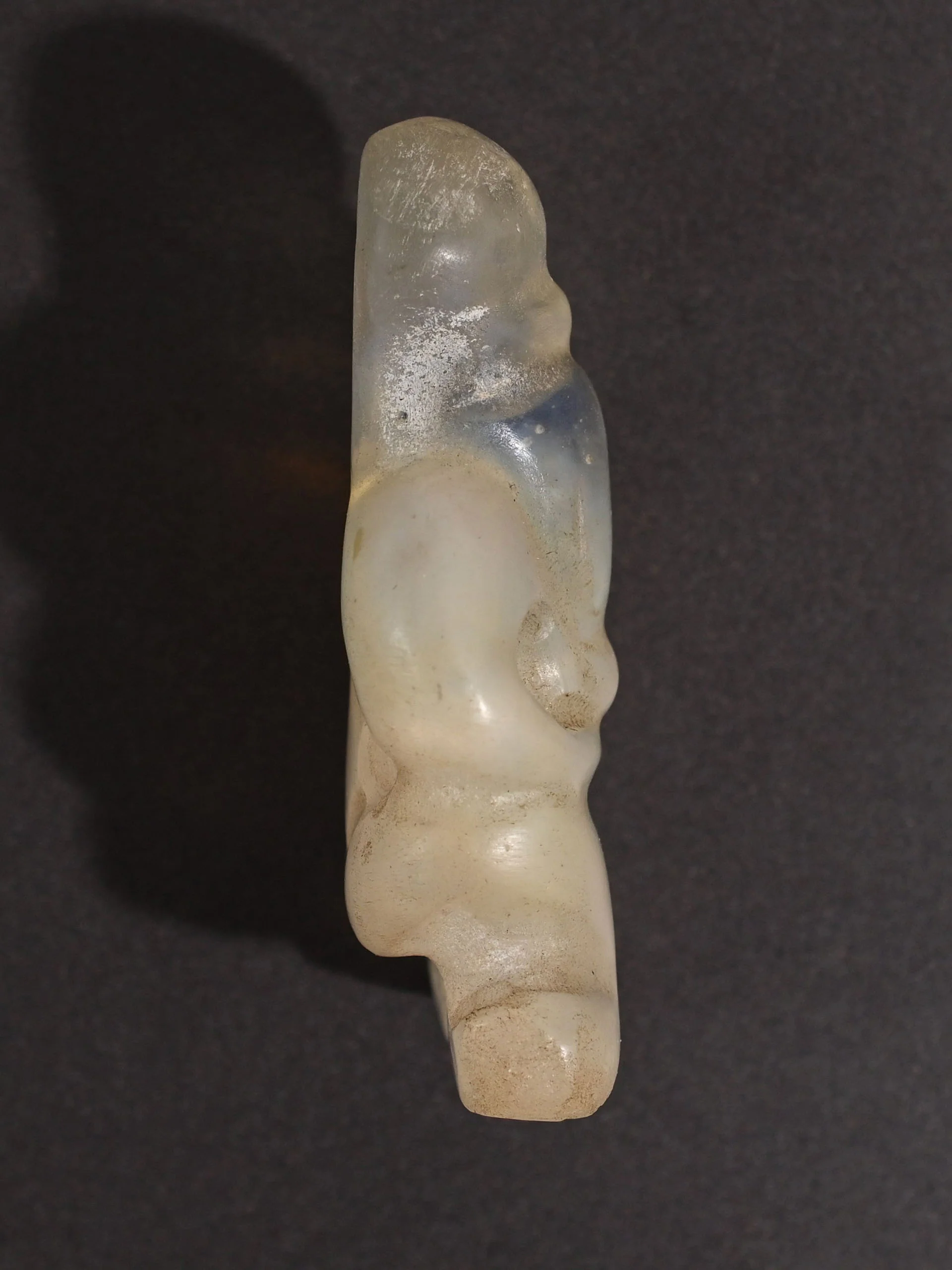Hongshan Opal - Shamanistic Seated Figure - Image 17
