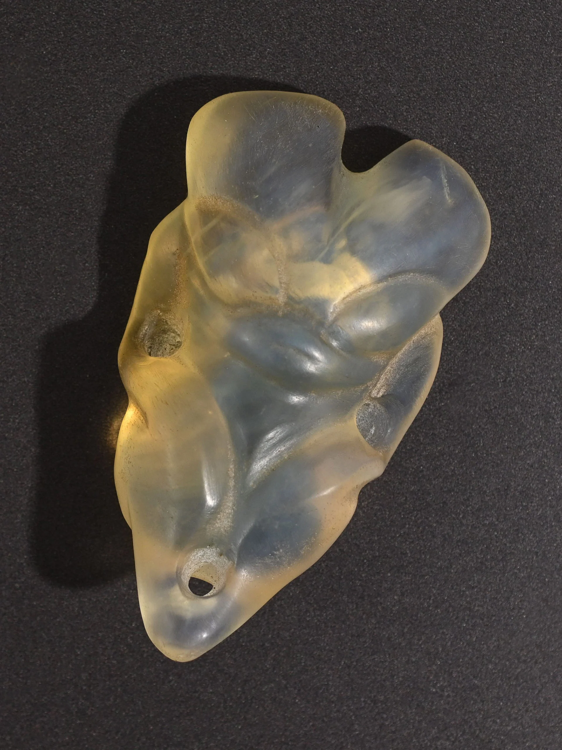 Hongshan Opal - Shamanistic Seated Figure - Image 31