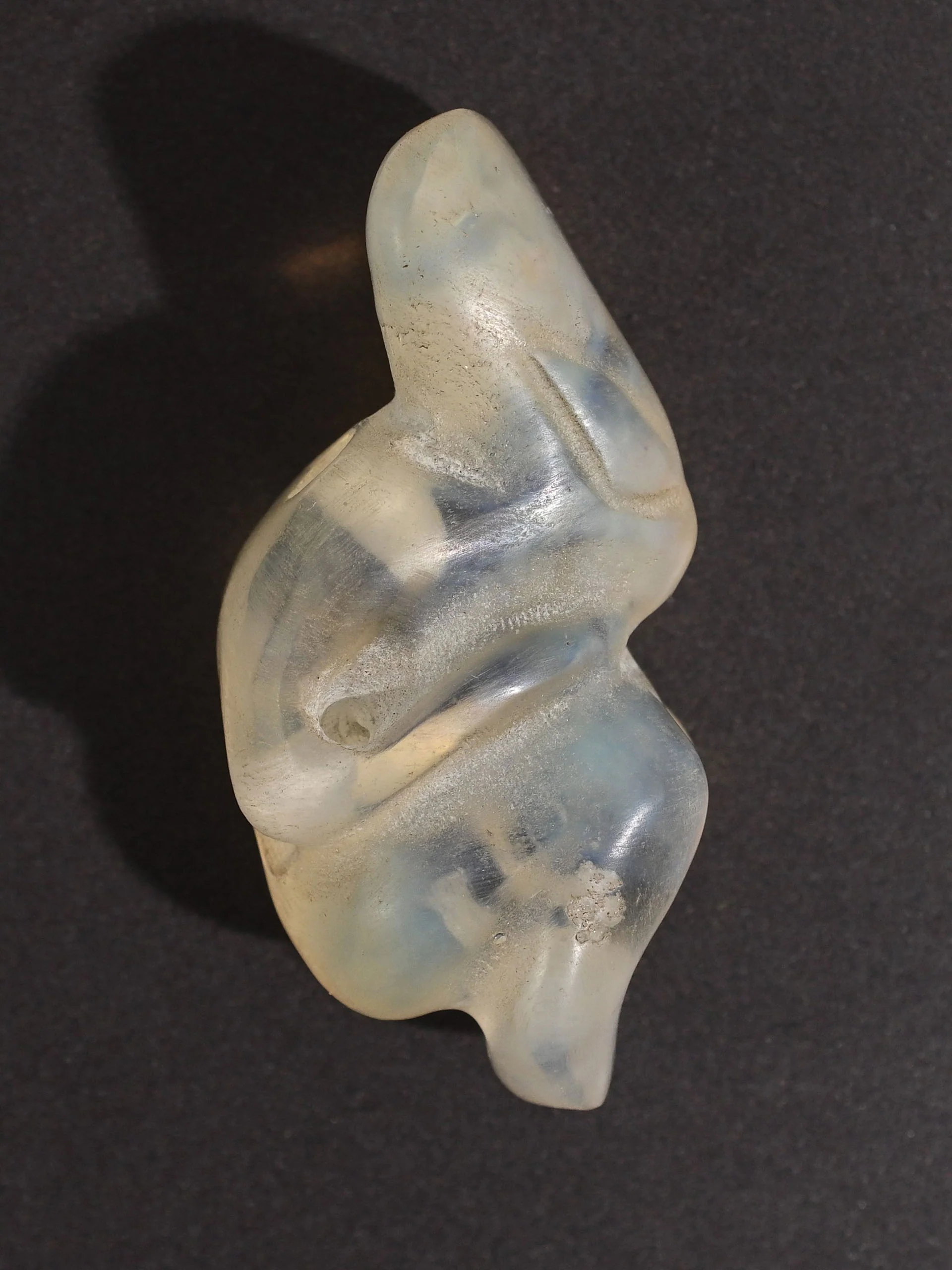 Hongshan Opal - Shamanistic Seated Figure - Image 36