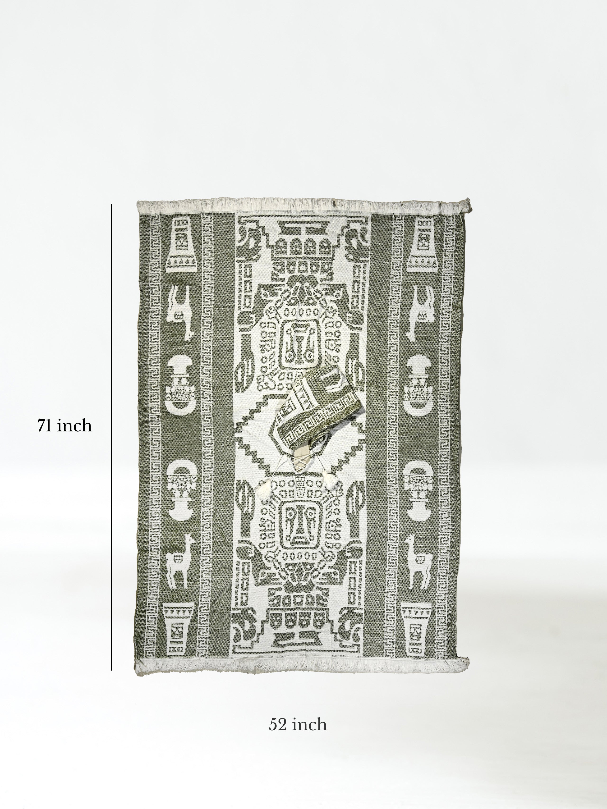 Hooded Artisan Andean Poncho - Puno - Image 15