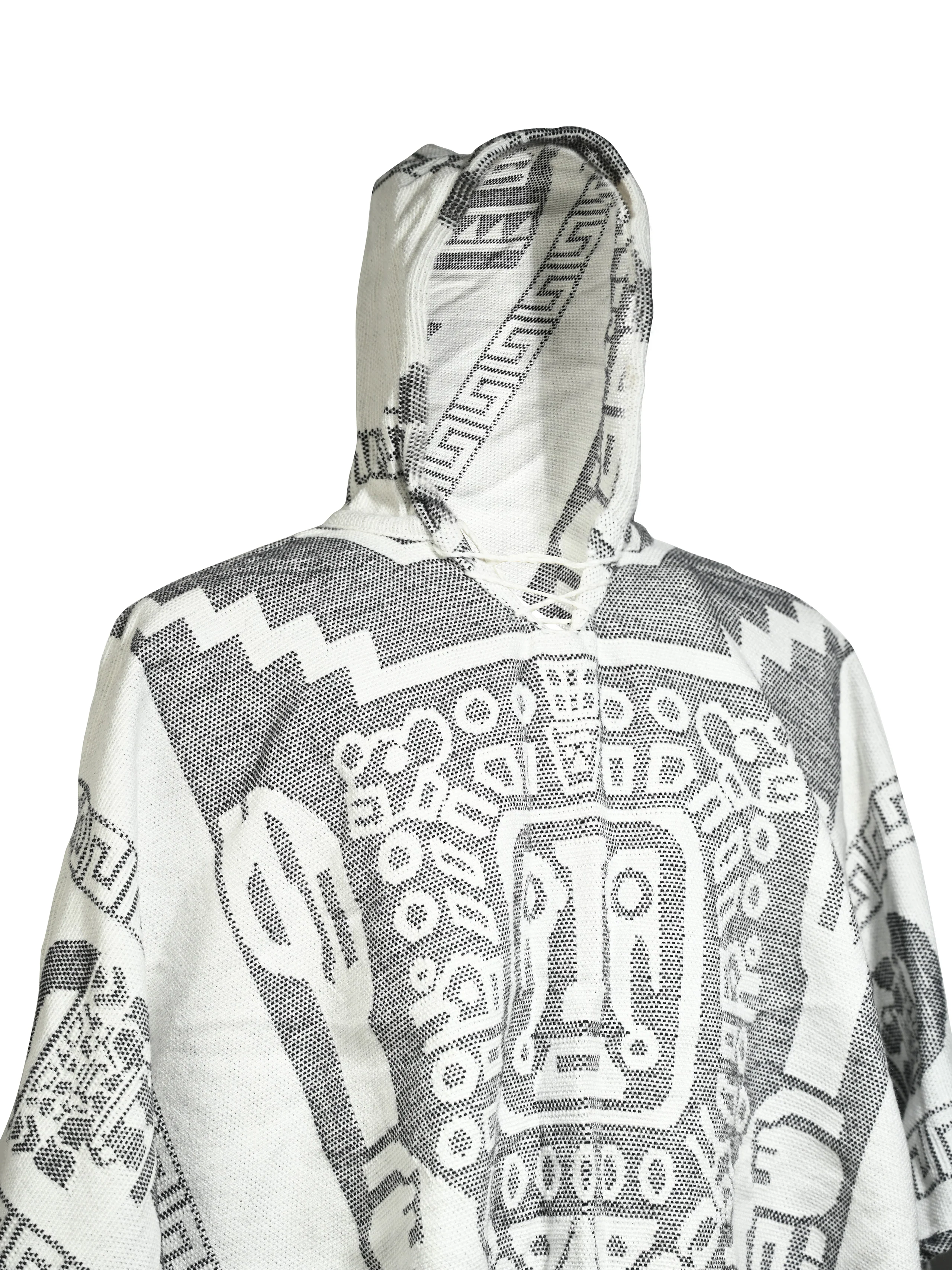 Hooded Artisan Andean Poncho - Puno - Image 3