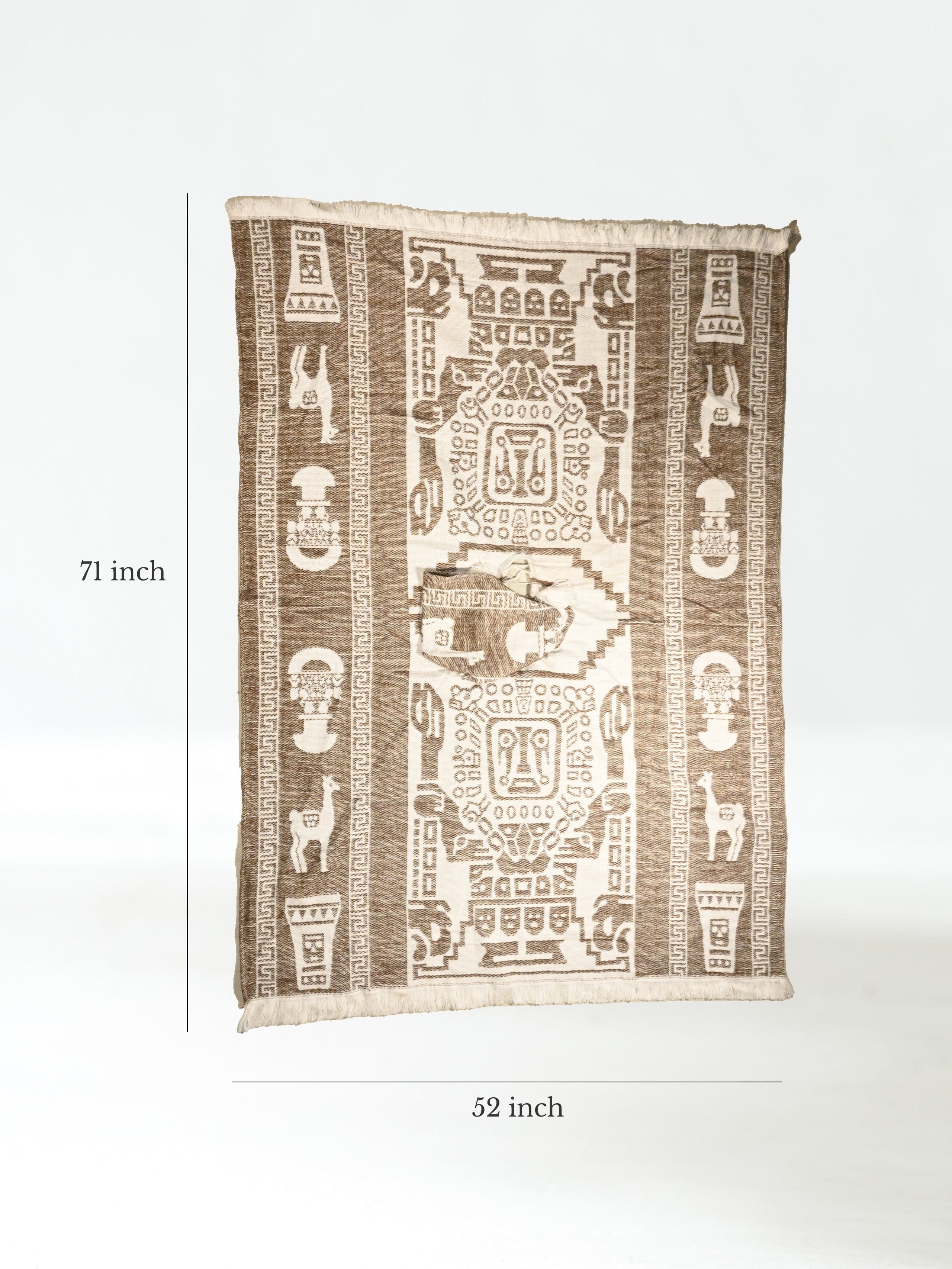 Hooded Artisan Andean Poncho - Puno - Image 7
