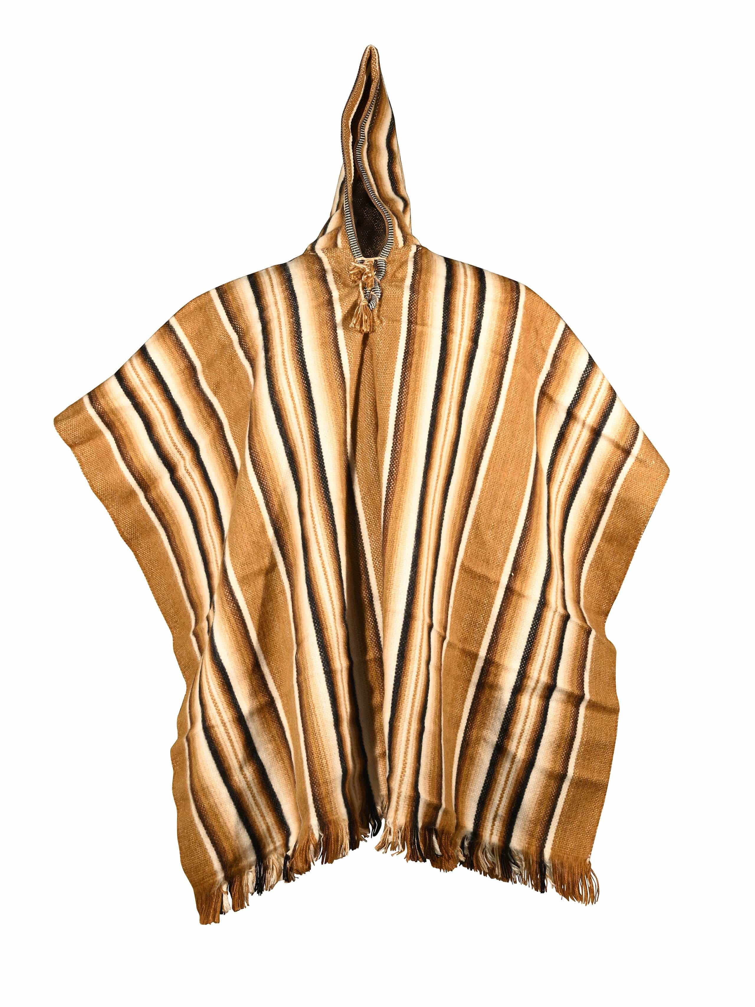 Hooded Artisan Peruvian Poncho - Puno - Image 4