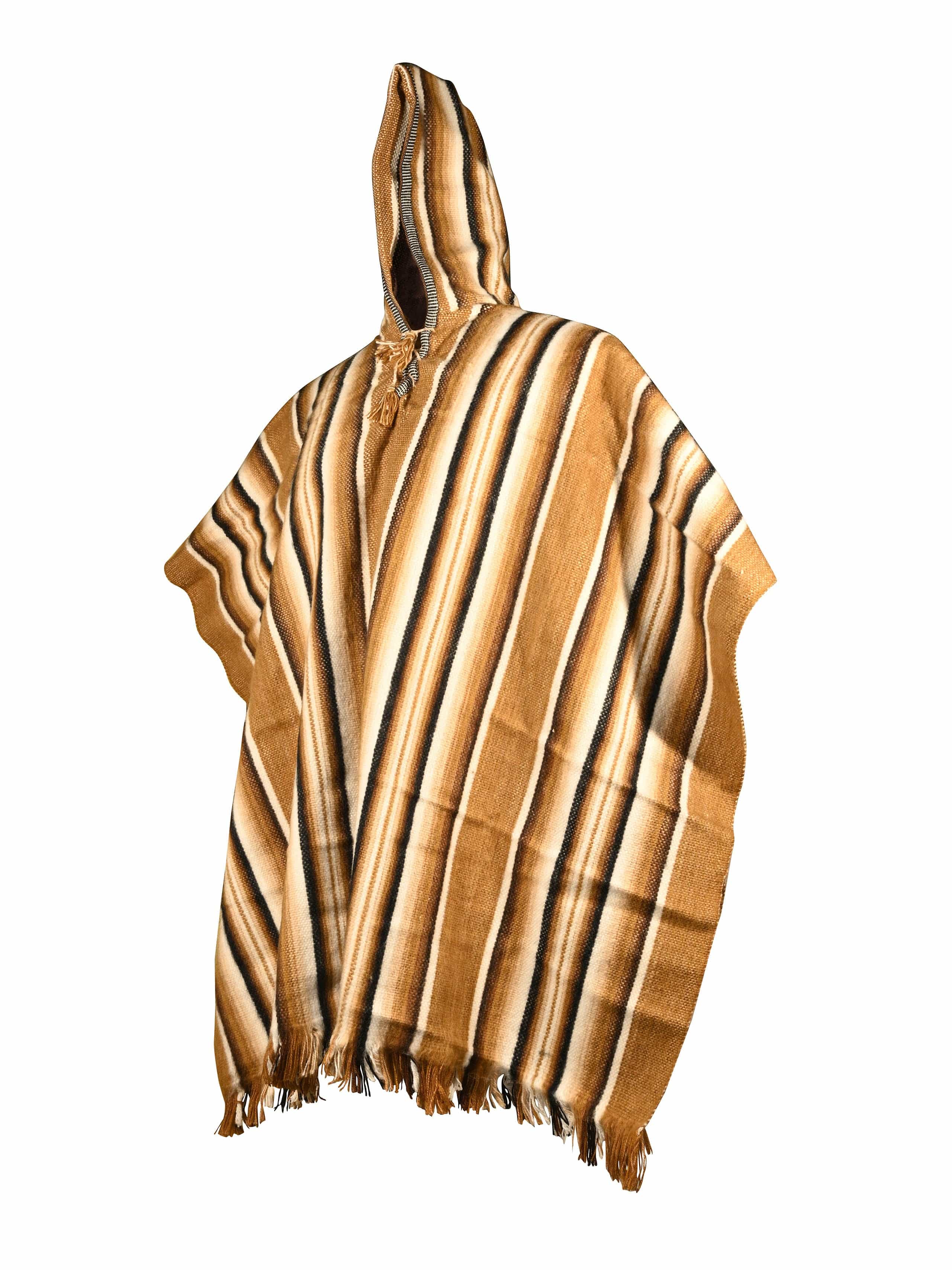 Hooded Artisan Peruvian Poncho - Puno - Image 5