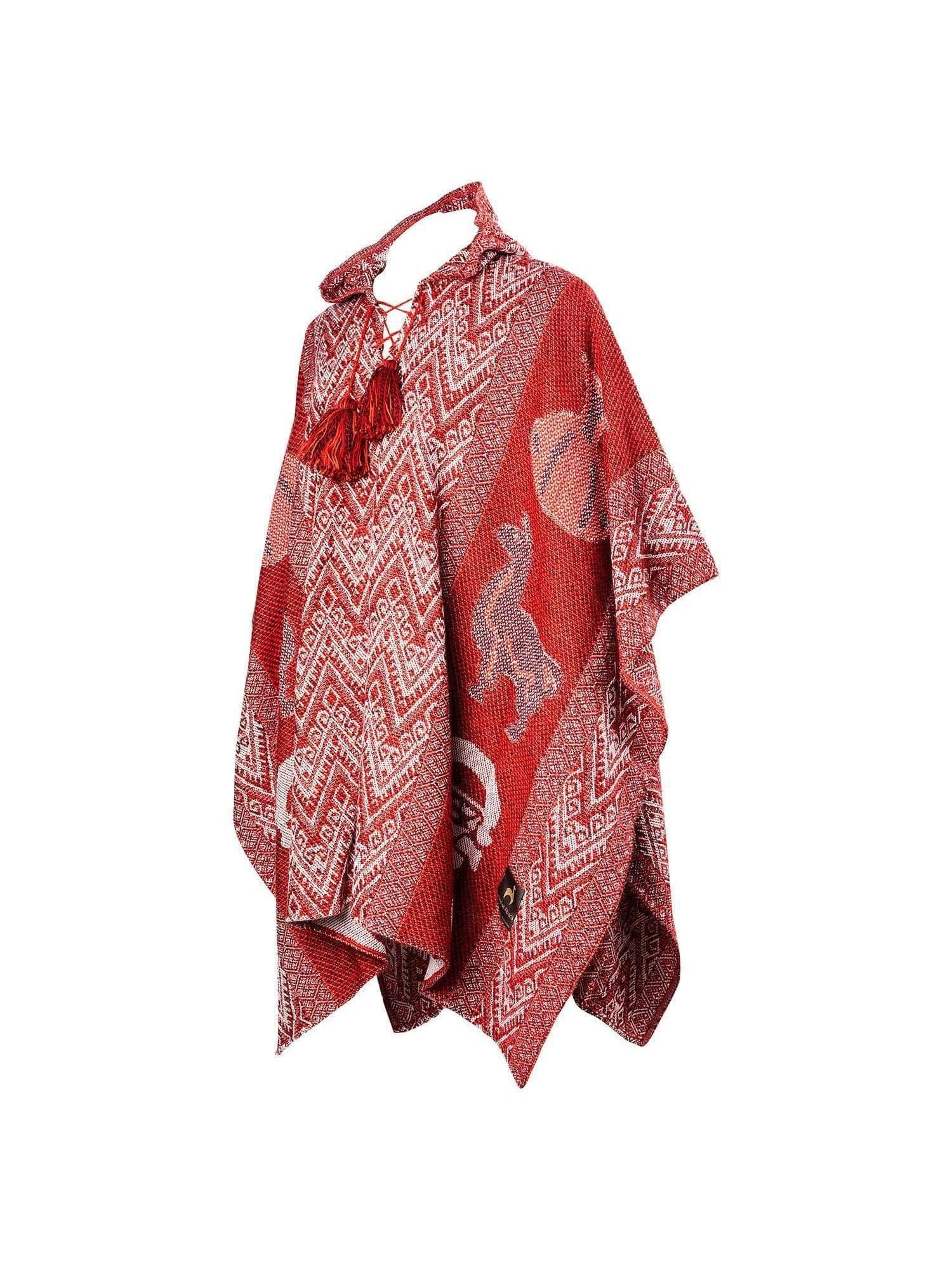 Hooded Peruvian Poncho - Urubamba - Image 10