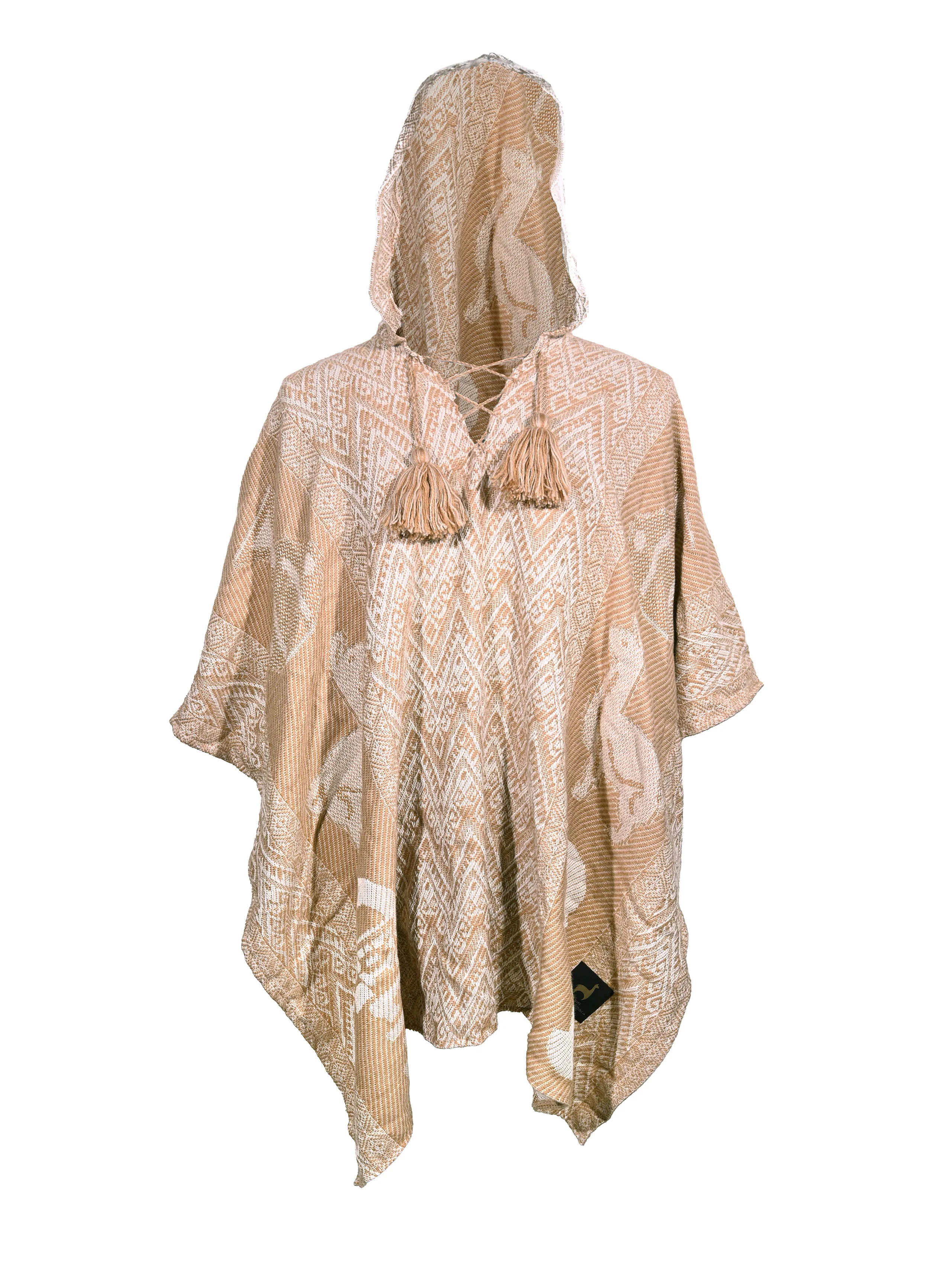 Hooded Peruvian Poncho - Urubamba - Image 11