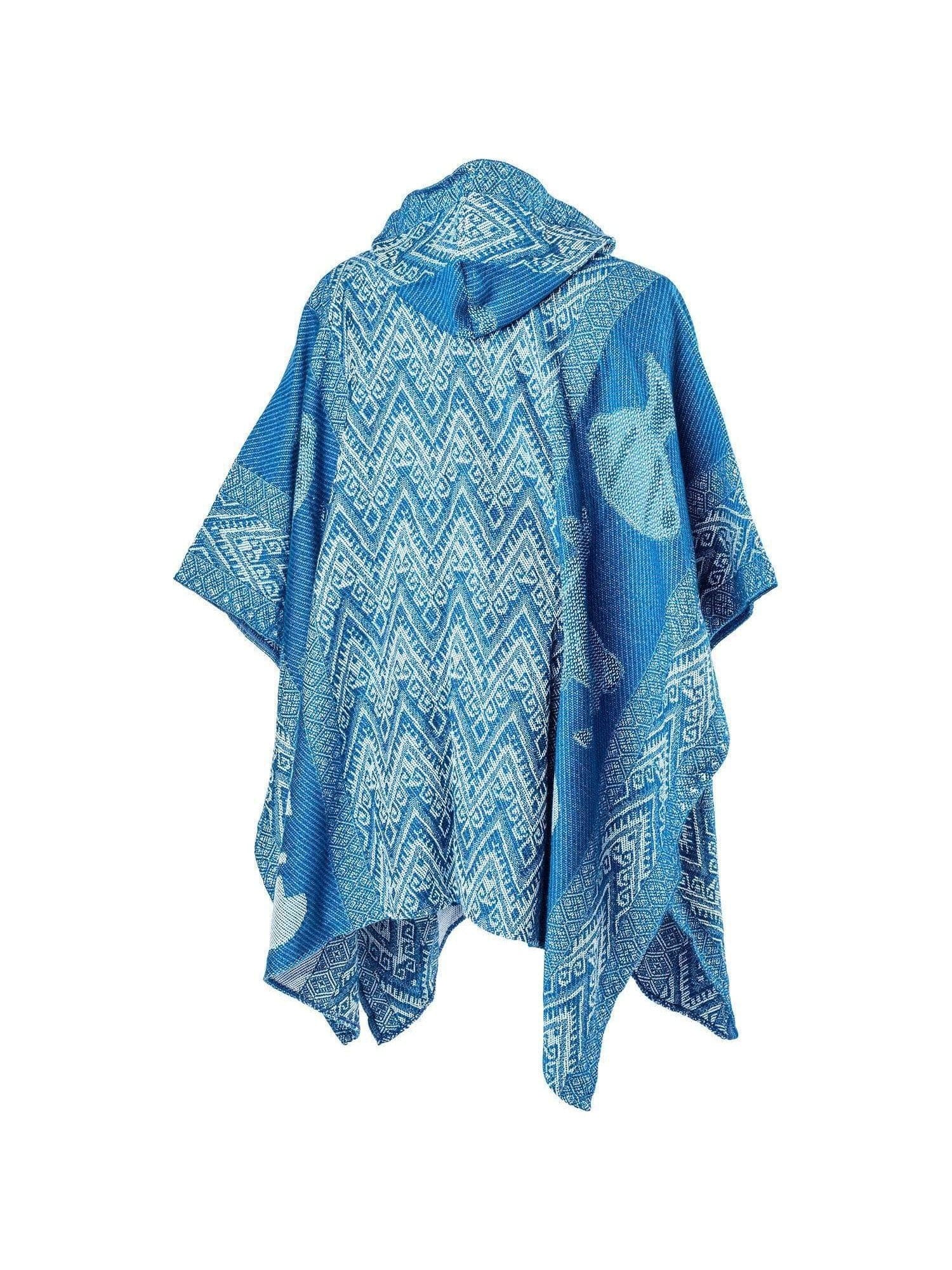 Hooded Peruvian Poncho - Urubamba - Image 3