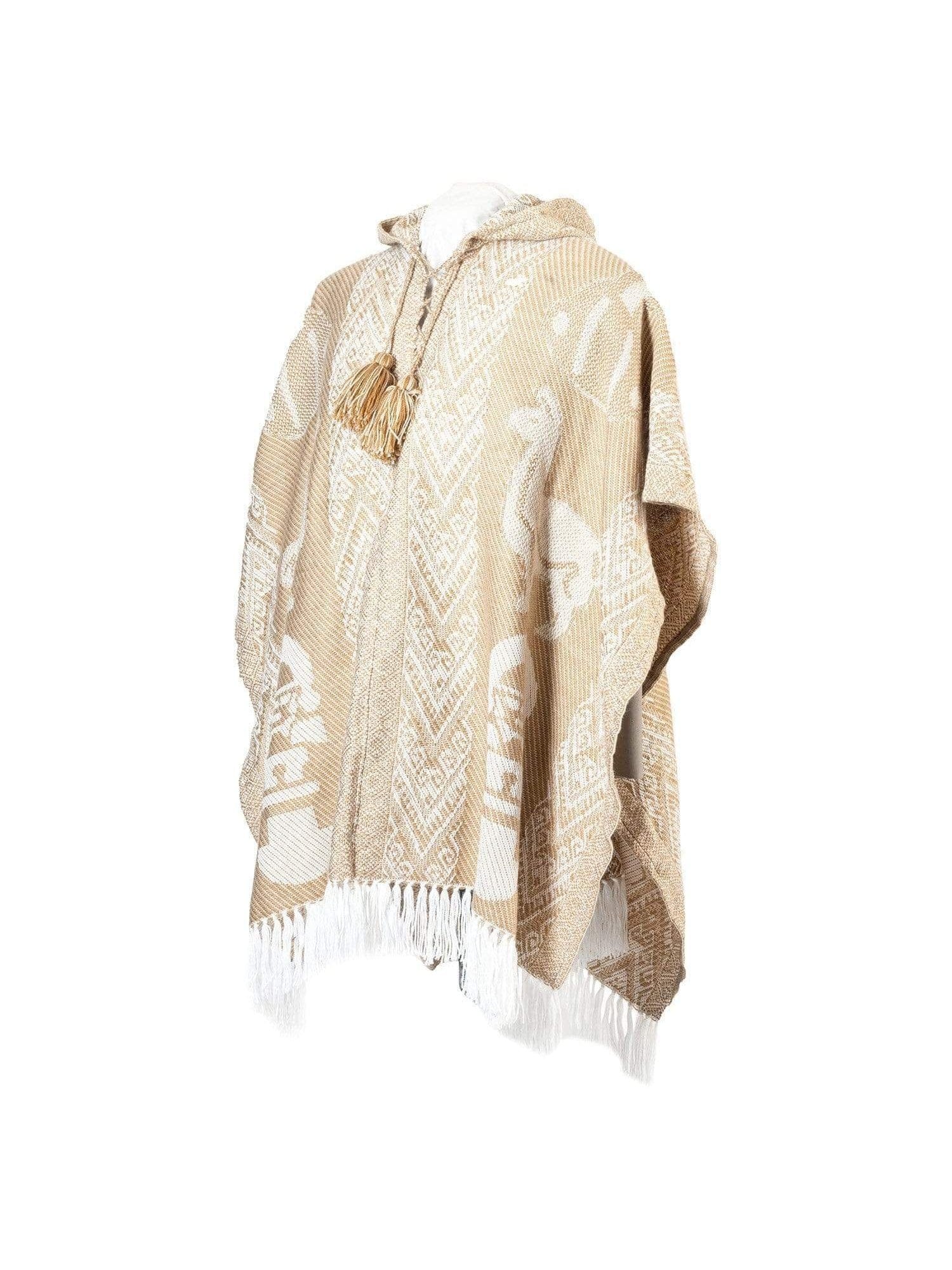 Hooded Peruvian Poncho - Urubamba - Image 5