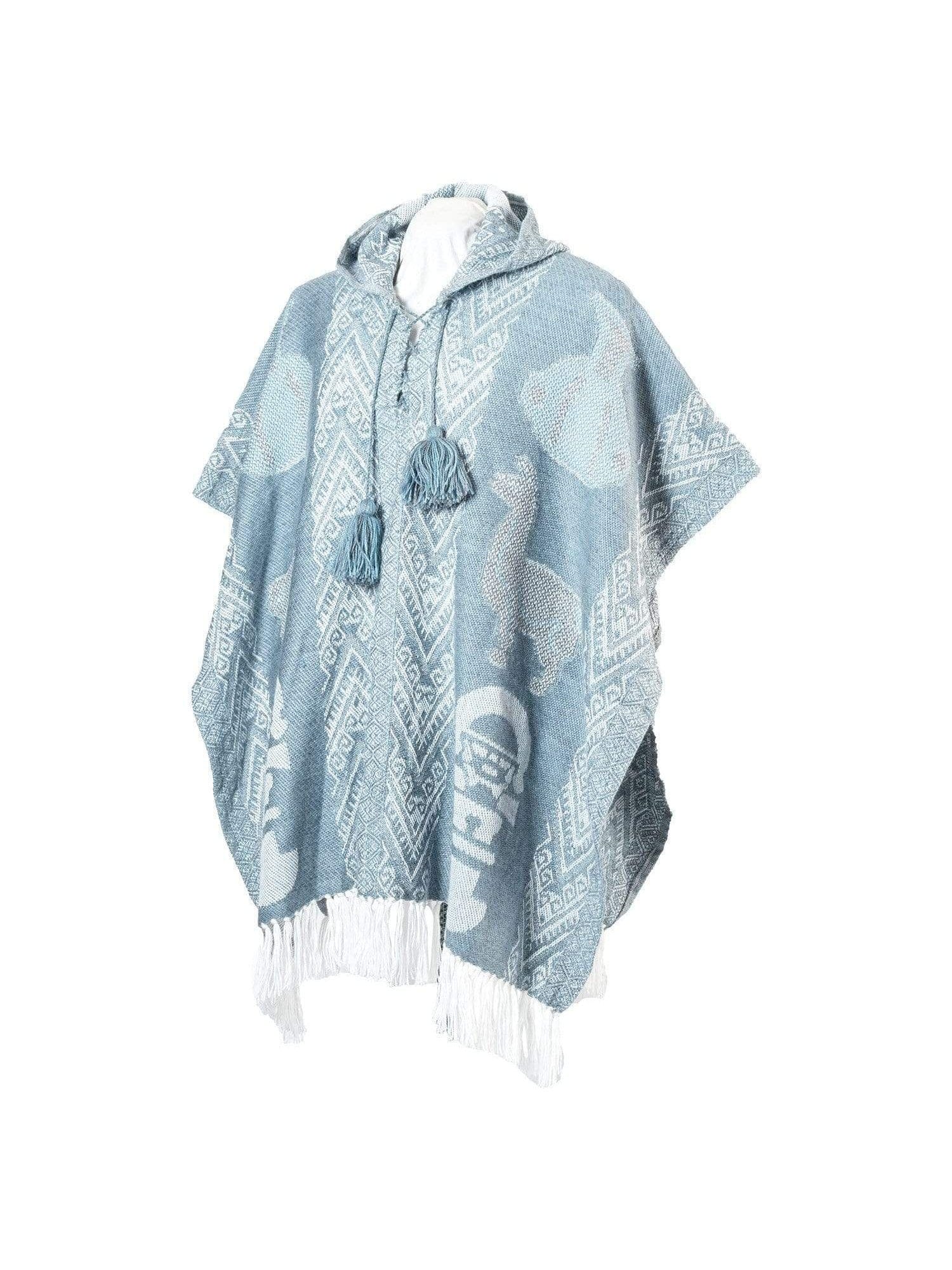 Hooded Peruvian Poncho - Urubamba - Image 6