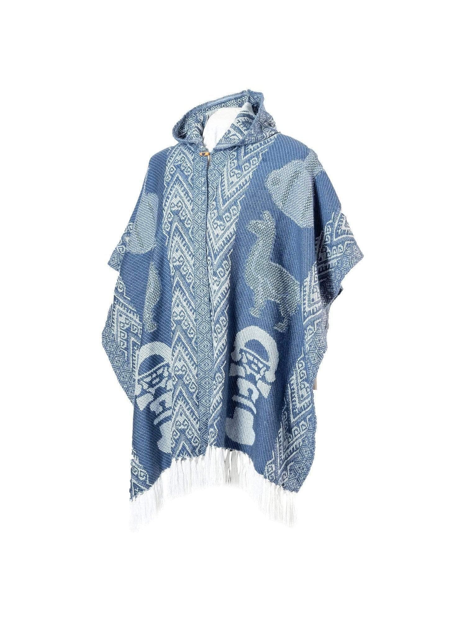 Hooded Peruvian Poncho - Urubamba - Image 7