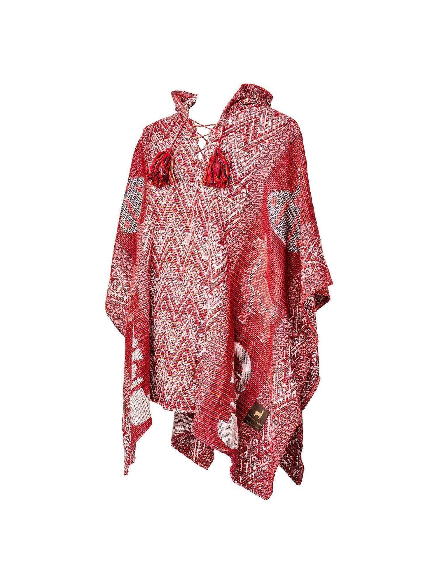 Hooded Peruvian Poncho - Urubamba - Image 8