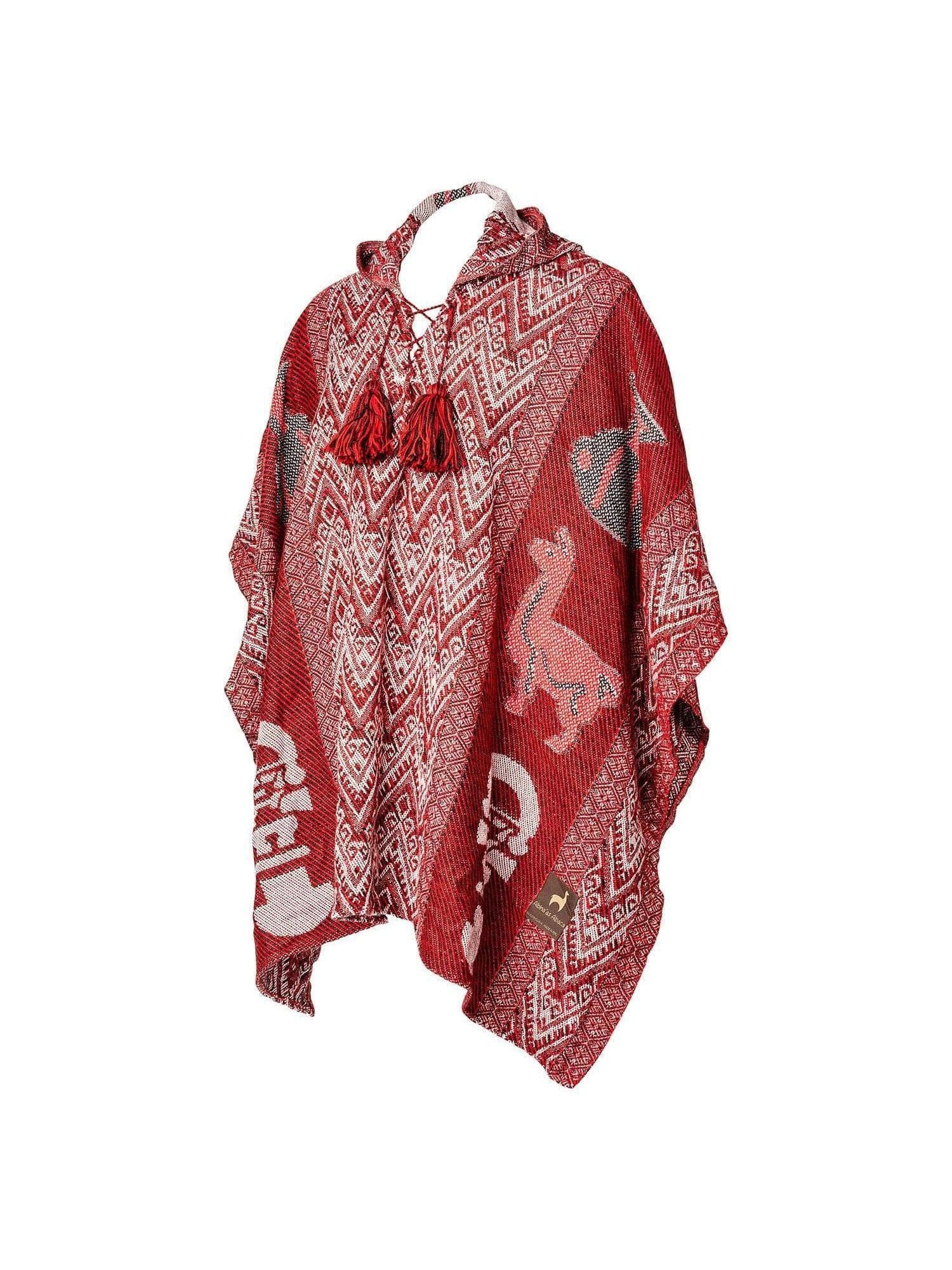 Hooded Peruvian Poncho - Urubamba - Image 9