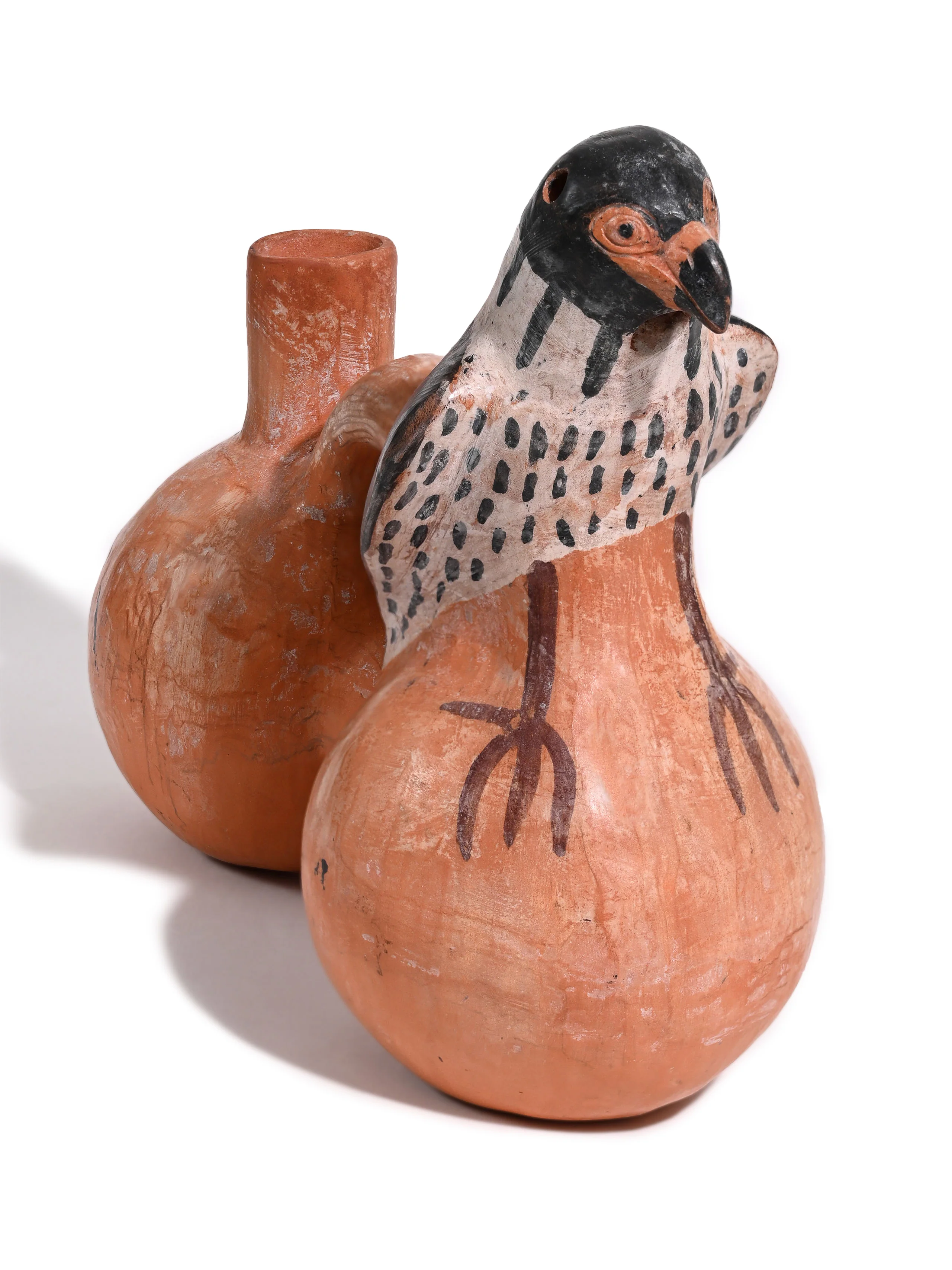 Huaco Silbador-Peruvian Whistling Vessel - Kestrel - Image 13