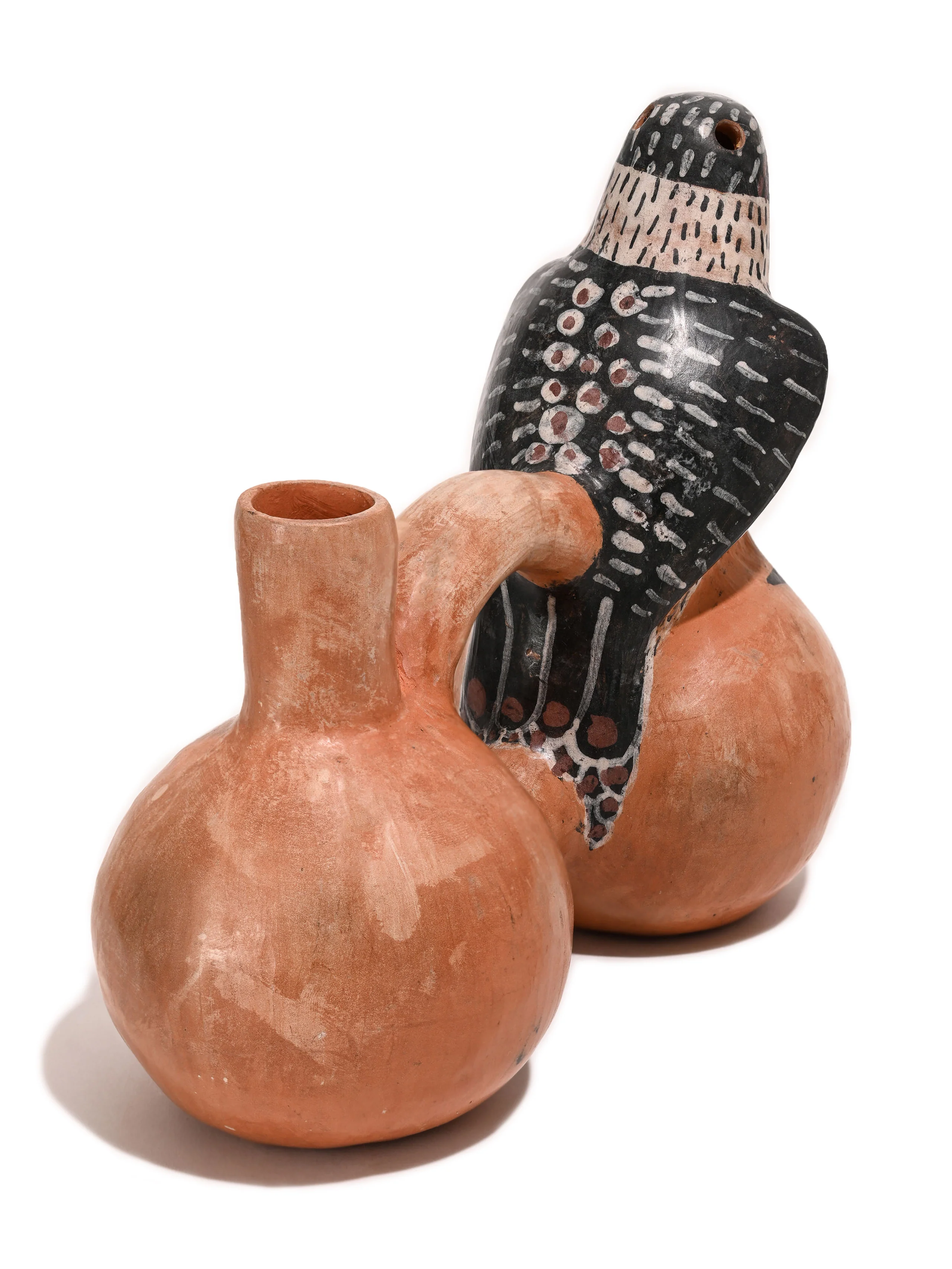 Huaco Silbador-Peruvian Whistling Vessel - Kestrel - Image 3