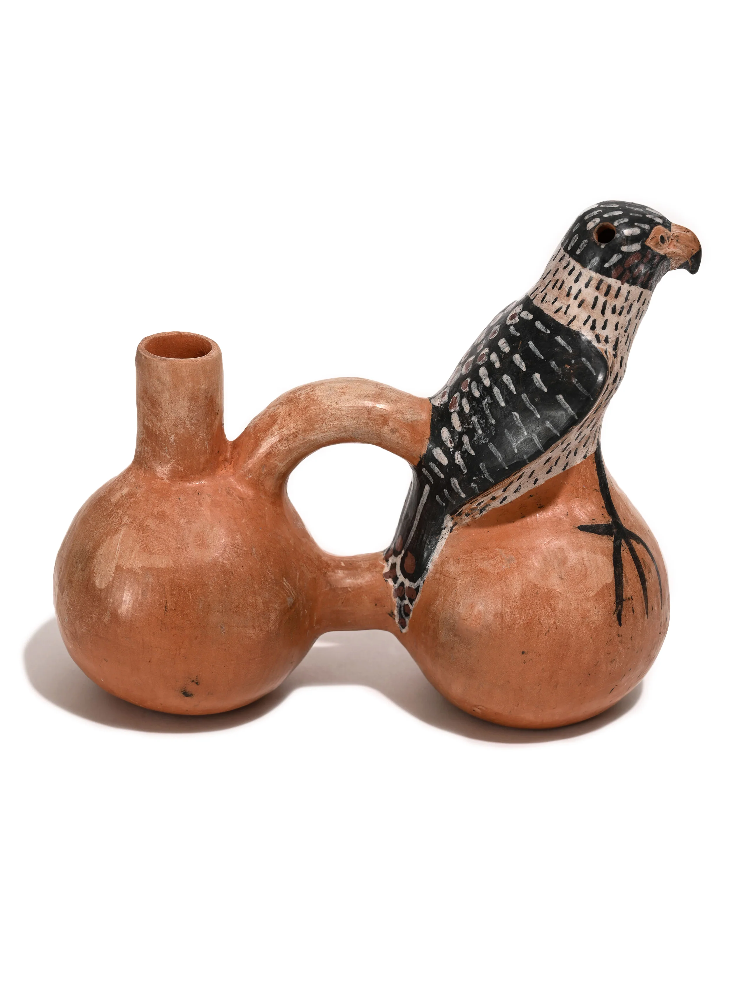 Huaco Silbador-Peruvian Whistling Vessel - Kestrel - Image 4