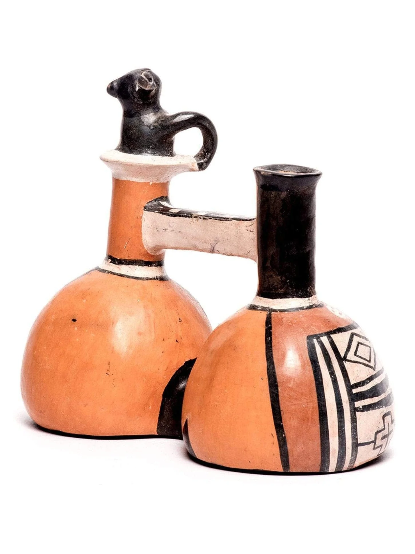 Huaco Silbador-Peruvian Whistling Vessel - Monkey - Image 3