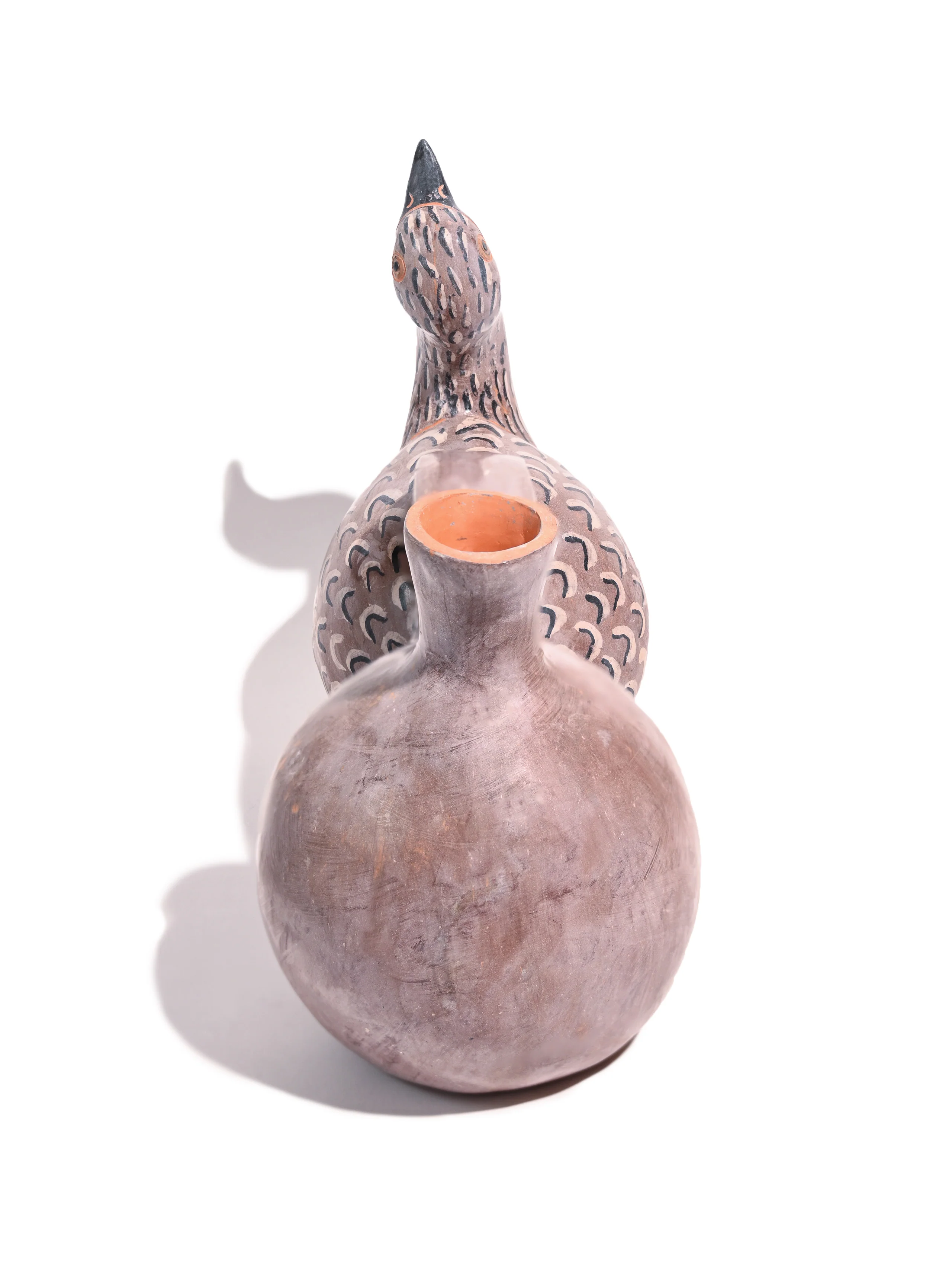 Huaco Silbador-Peruvian Whistling Vessel - Partridge - Image 2