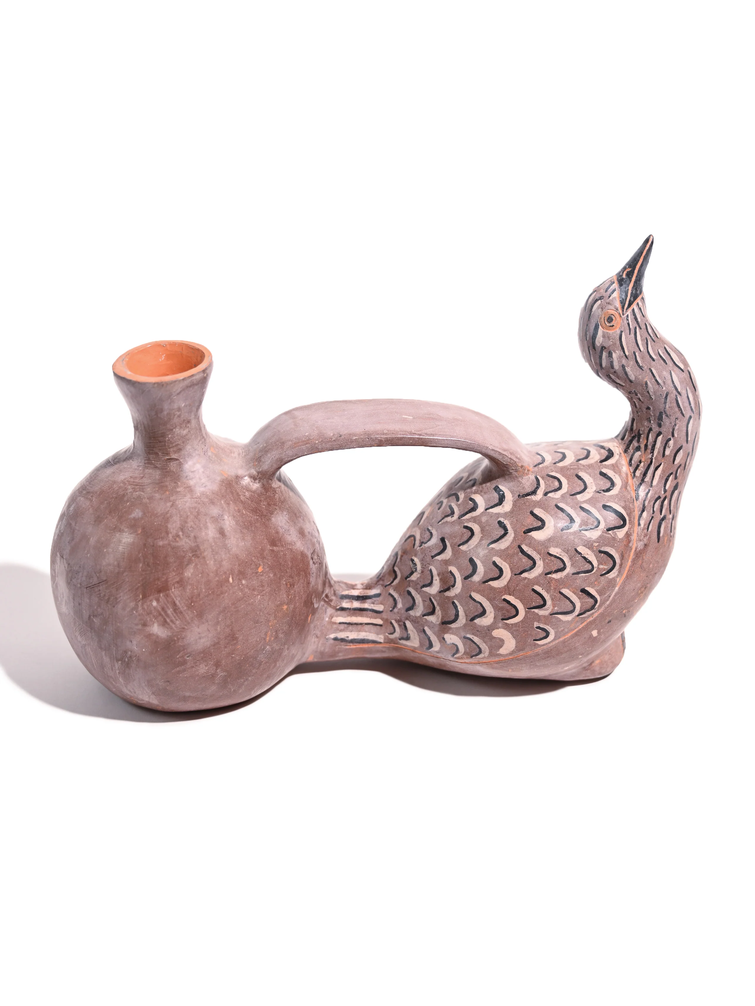 Huaco Silbador-Peruvian Whistling Vessel - Partridge - Image 3