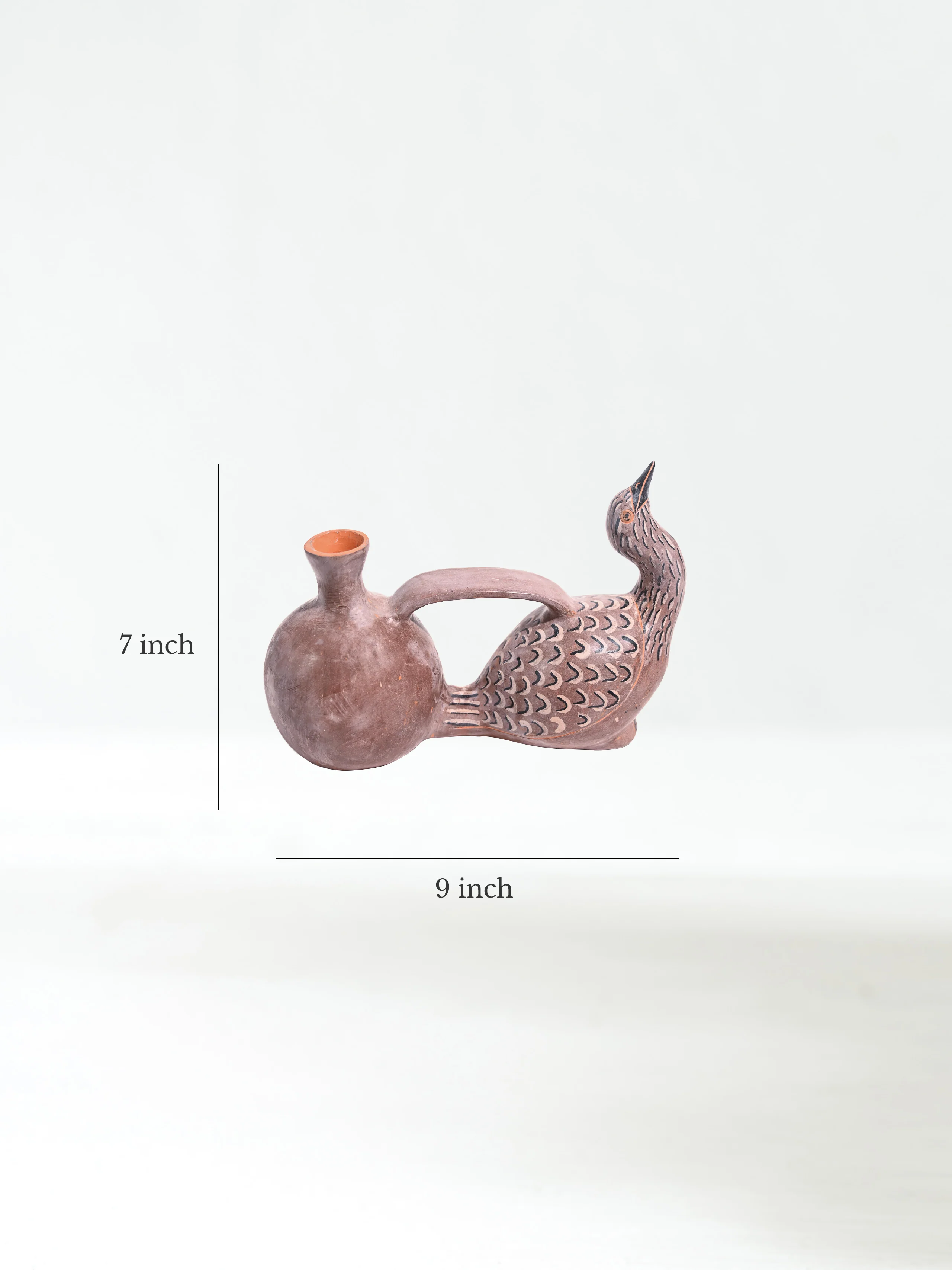 Huaco Silbador-Peruvian Whistling Vessel - Partridge - Image 4