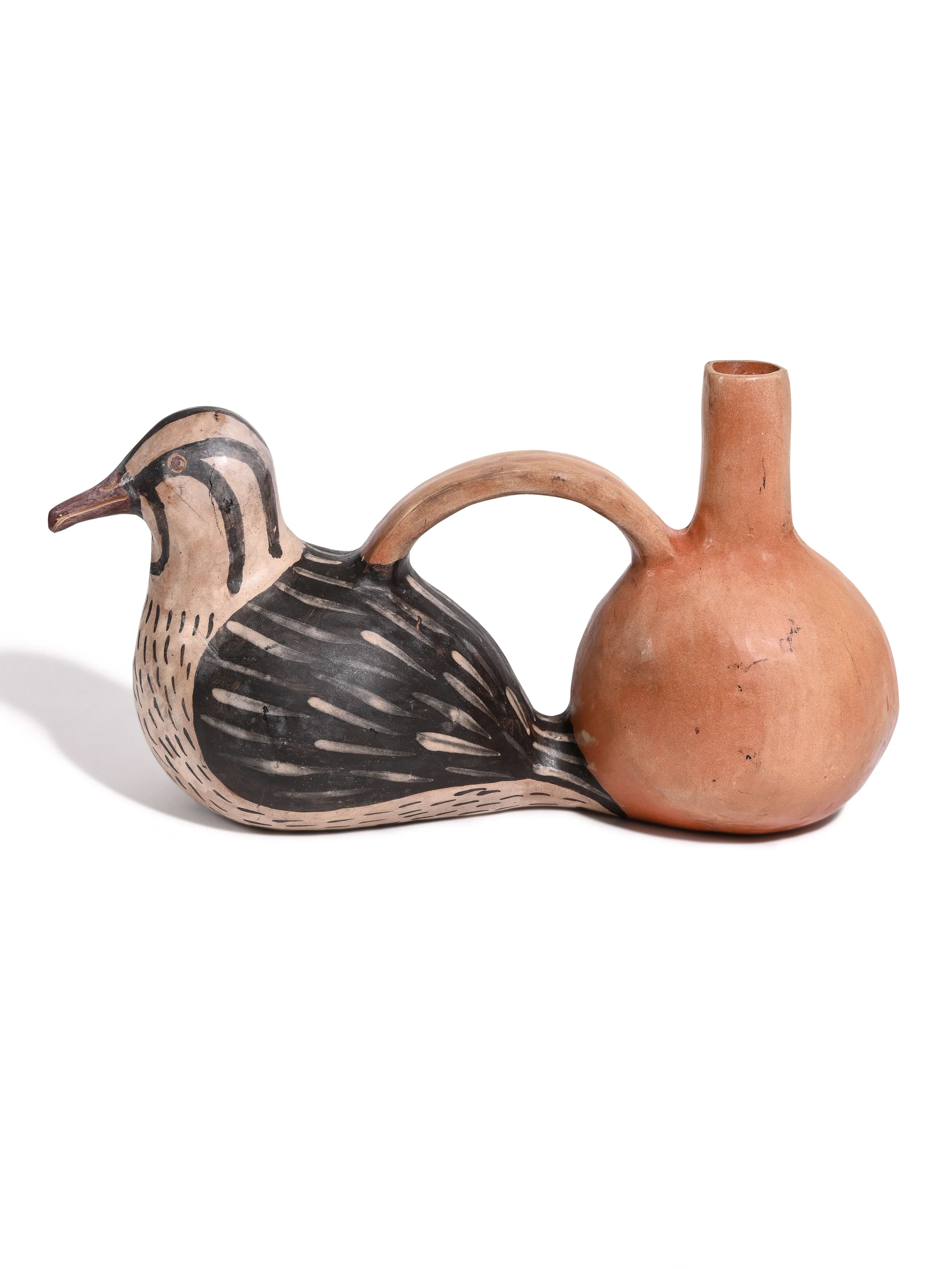 Huaco Silbador-Peruvian Whistling Vessel - River Duck - Image 3