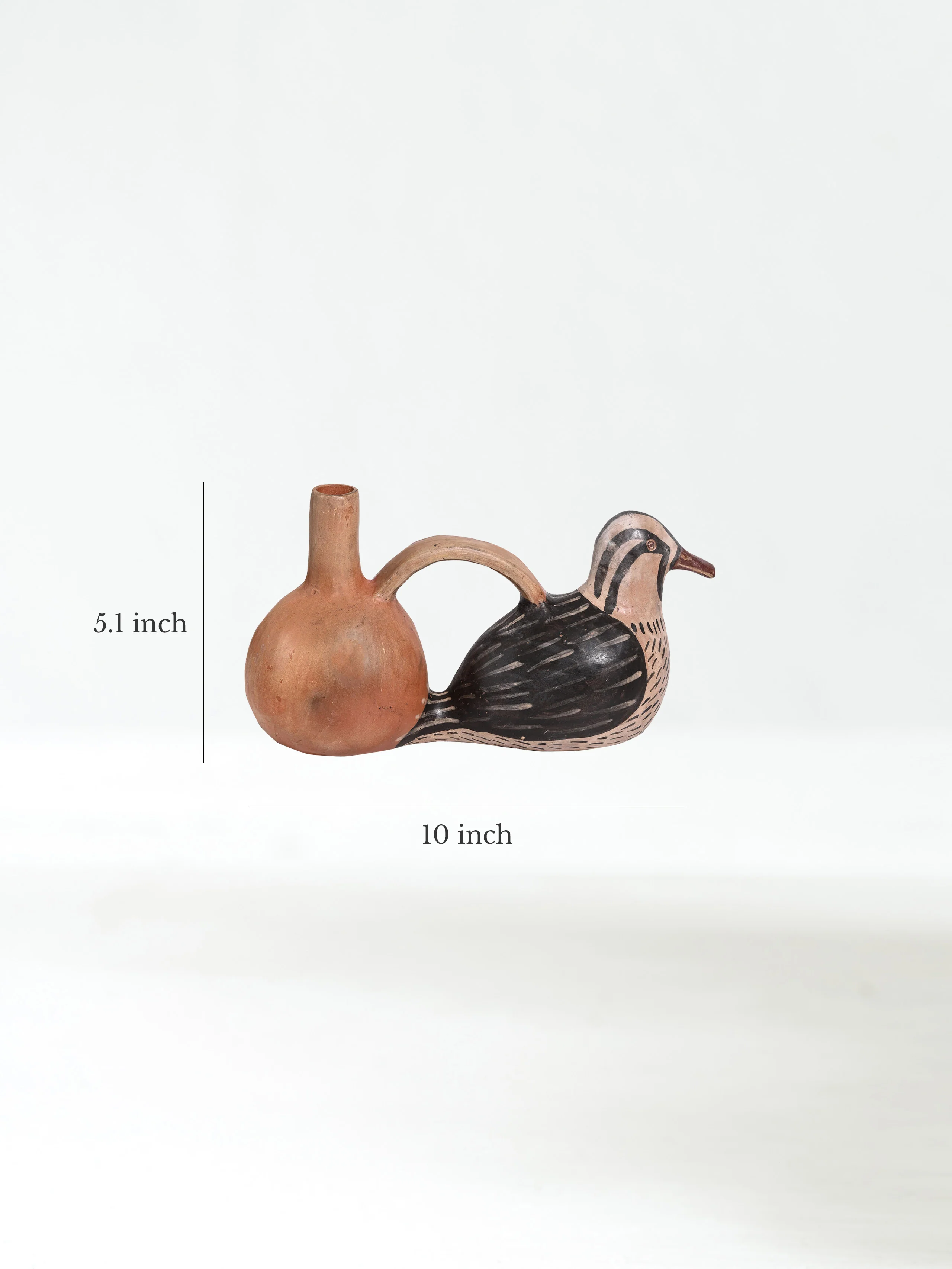 Huaco Silbador-Peruvian Whistling Vessel - River Duck - Image 5