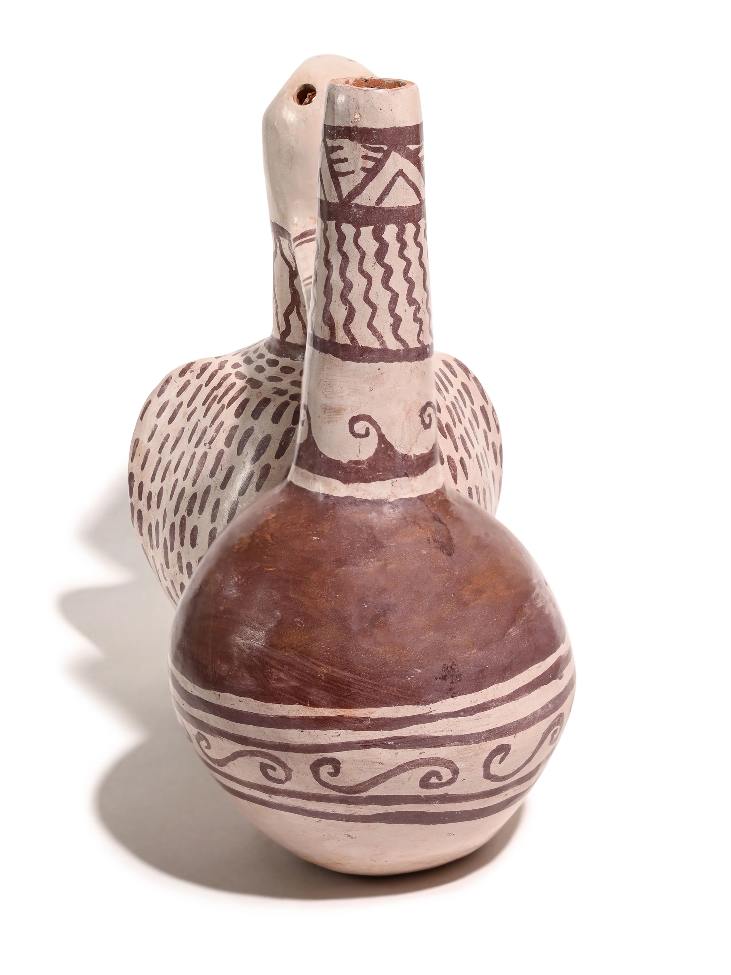 Huaco Silbador-Peruvian Whistling Vessel - Sican Eagle - Image 3