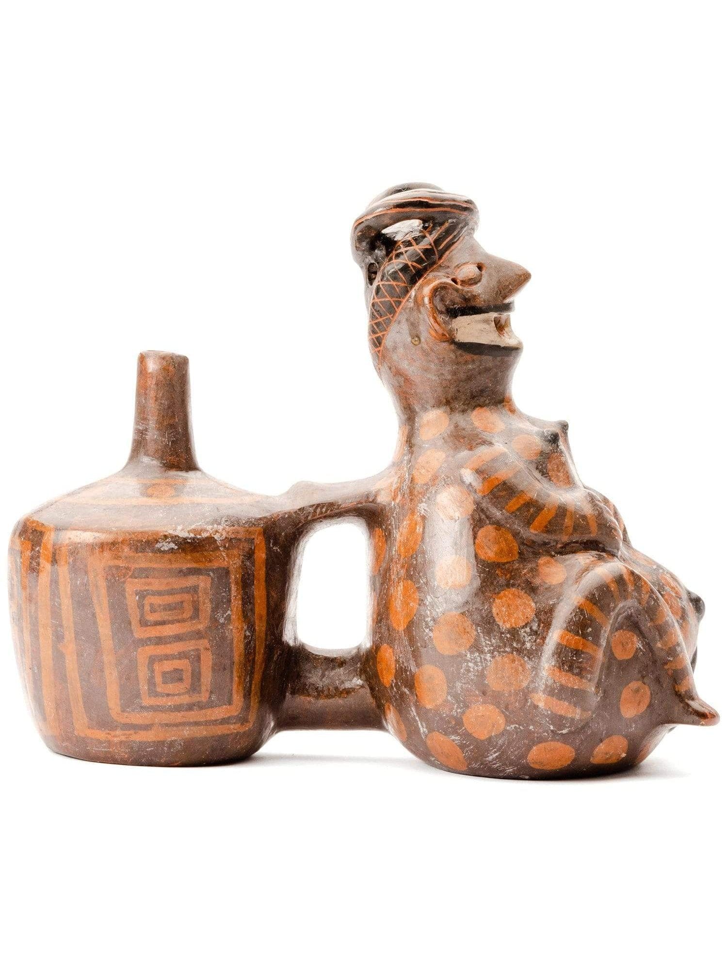 Huaco Silbador-Peruvian Whistling Vessel -The Goddess of Fertility - Image 4
