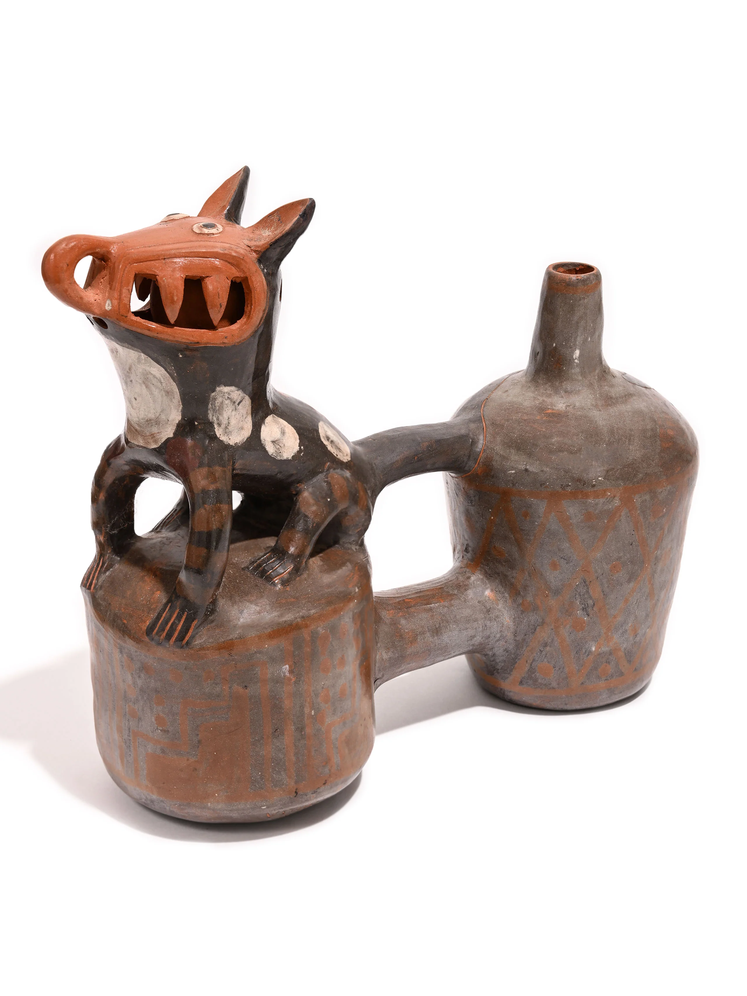 Huaco Silbador-Peruvian Whistling Vessel - The Happy Fox - Image 3