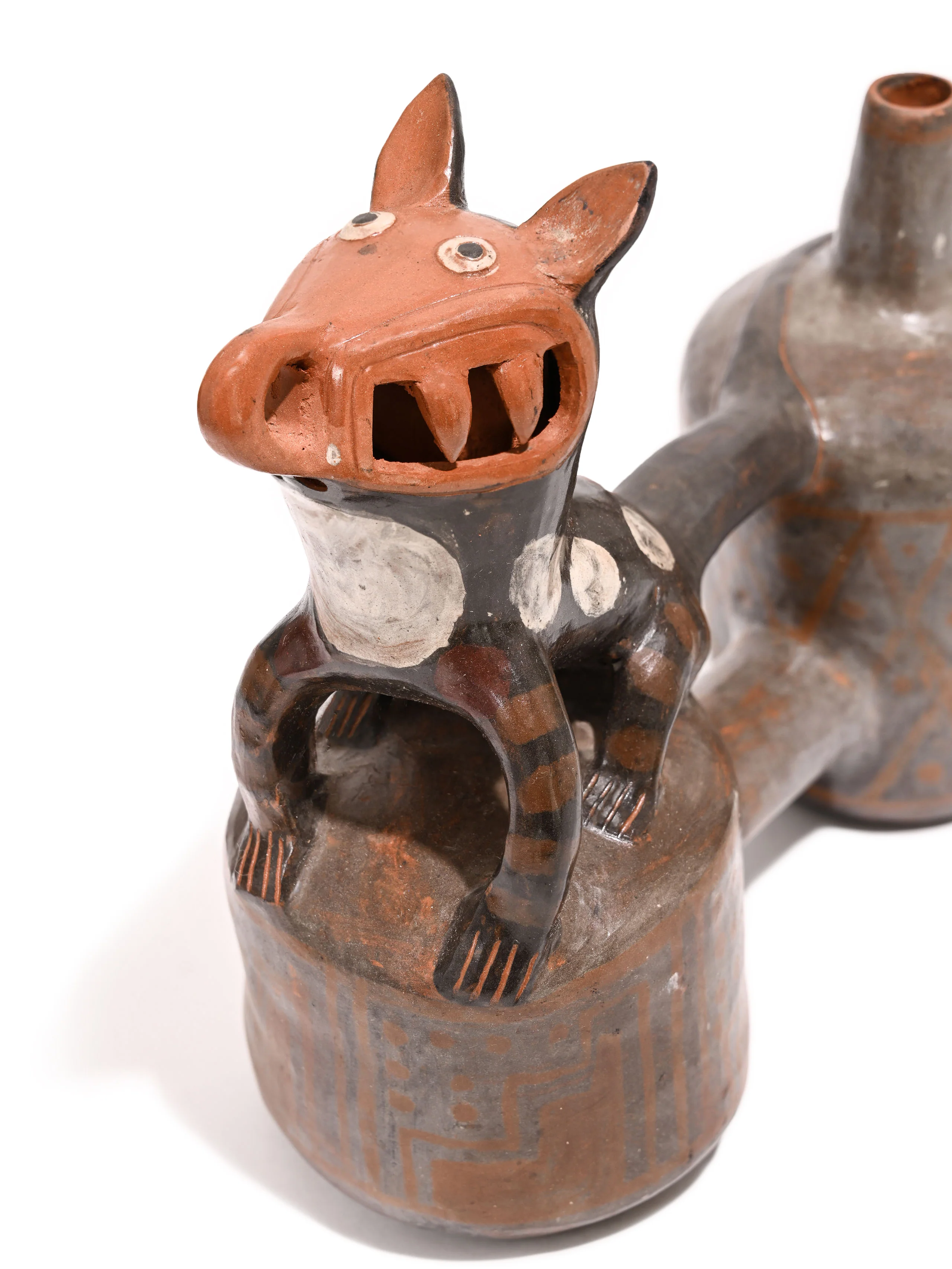 Huaco Silbador-Peruvian Whistling Vessel - The Happy Fox - Image 4
