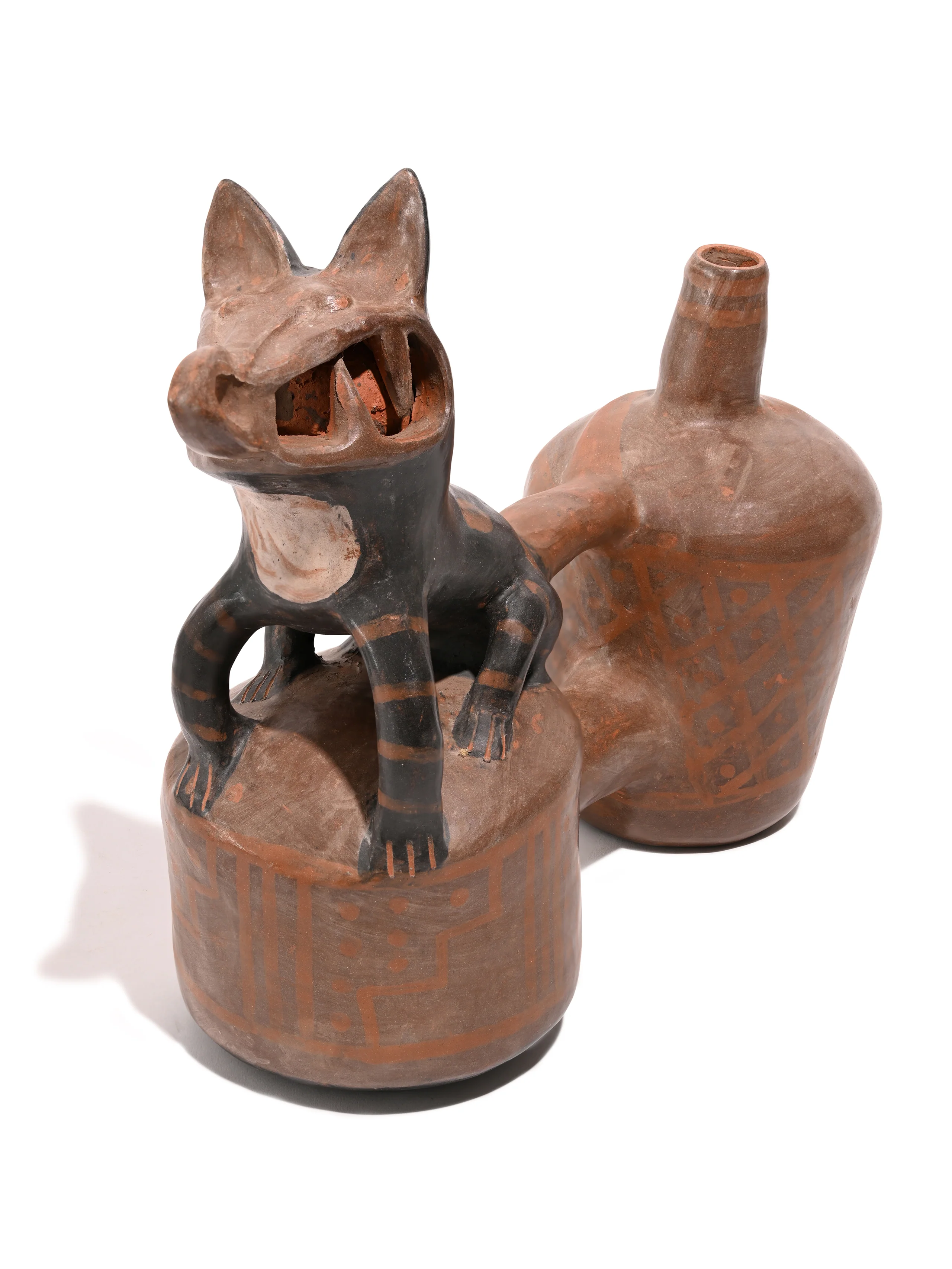 Huaco Silbador-Peruvian Whistling Vessel - The Happy Fox - Image 6