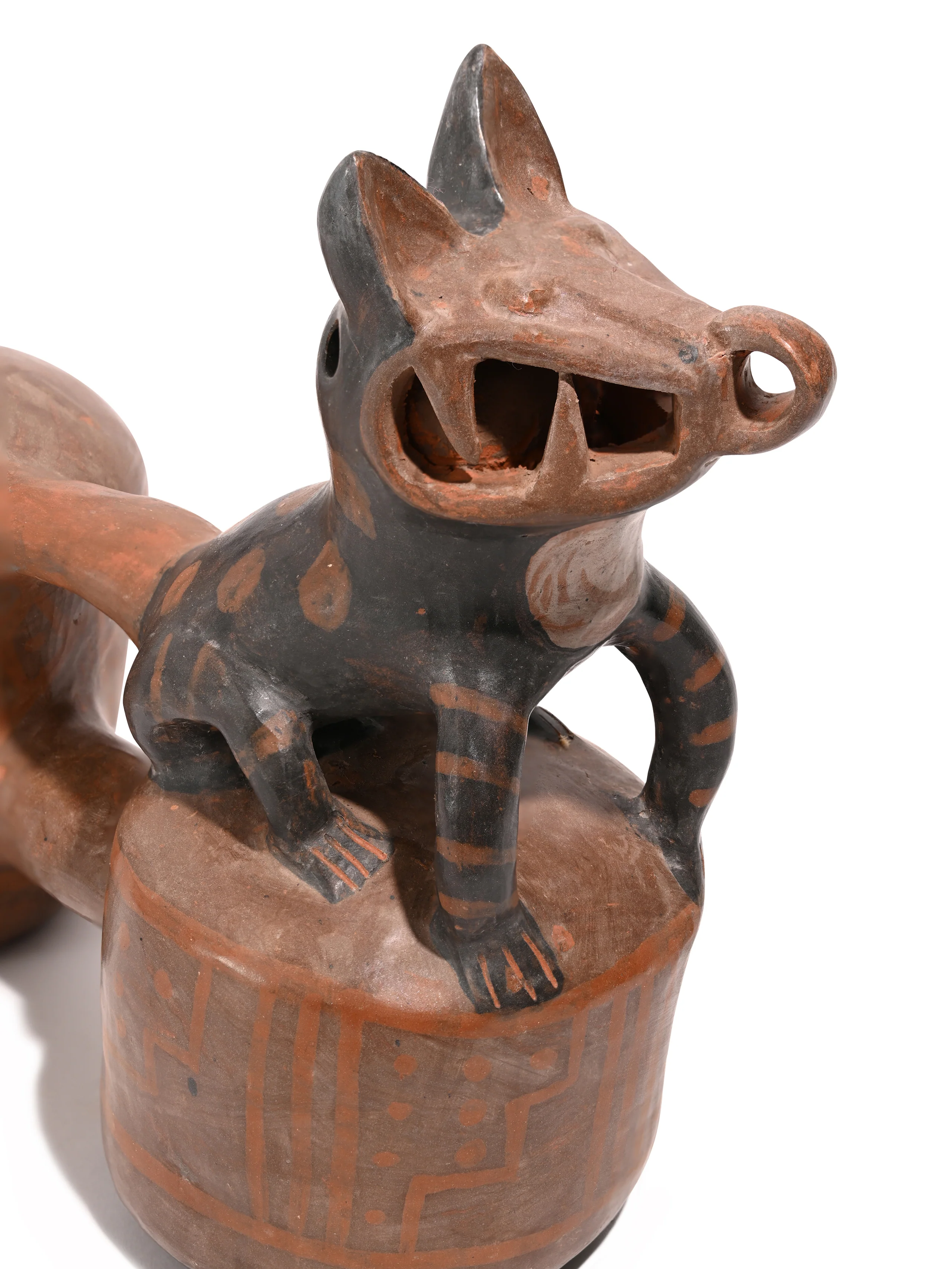 Huaco Silbador-Peruvian Whistling Vessel - The Happy Fox - Image 7