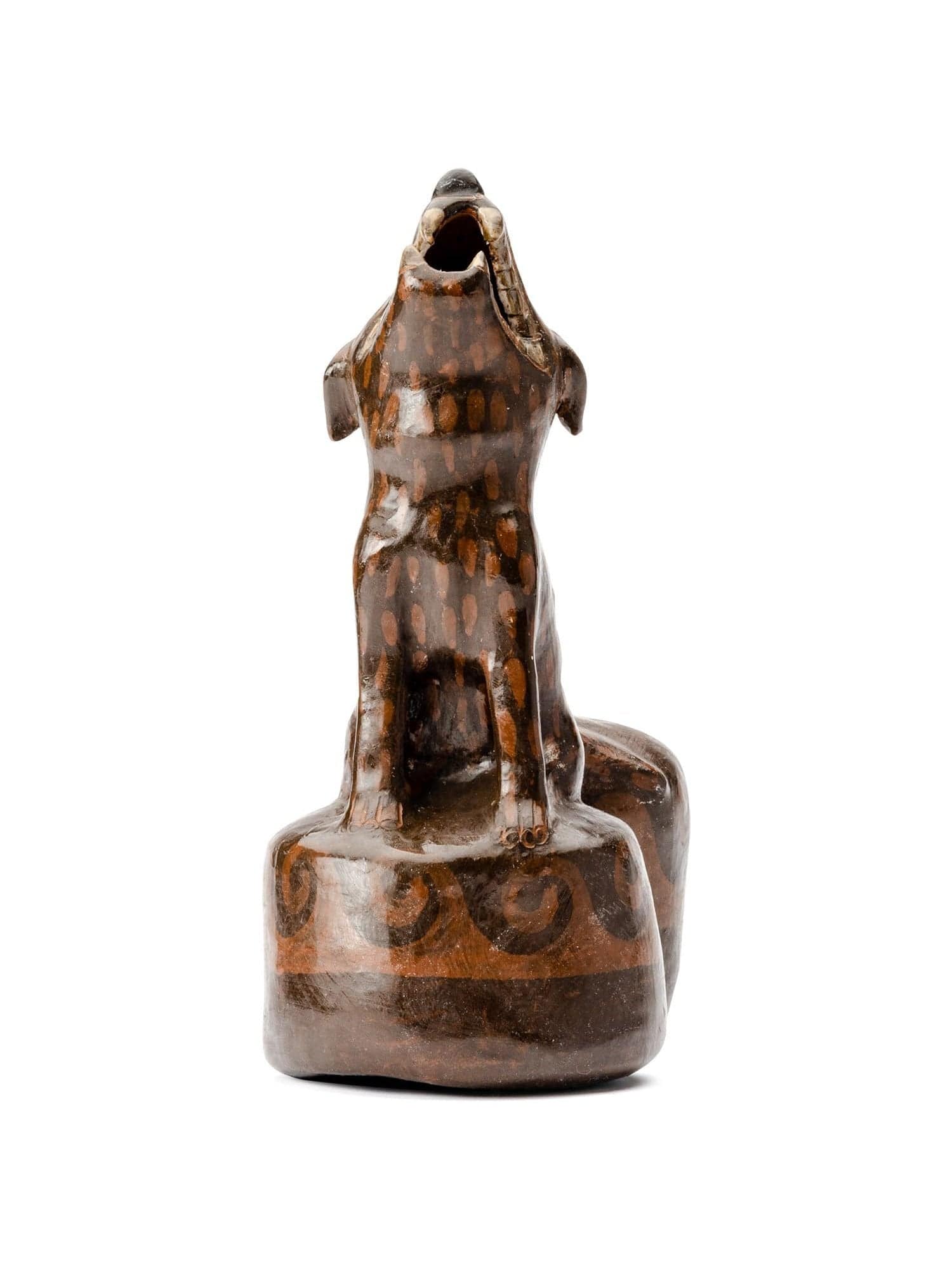 Huaco Silbador-Peruvian Whistling Vessel - The Howling Fox - Image 14